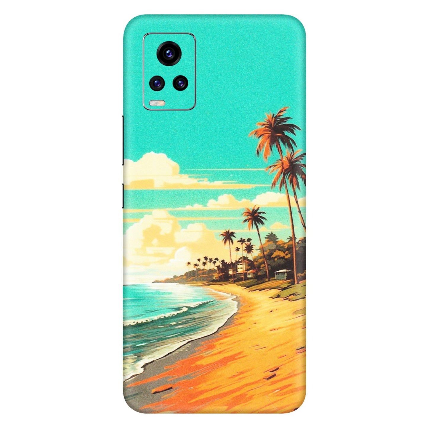 VIVO Z/V/X/T/U/S Series Phone Skins (All Models) - Miami Beach - Matte Finish (M-136) Vivo V20