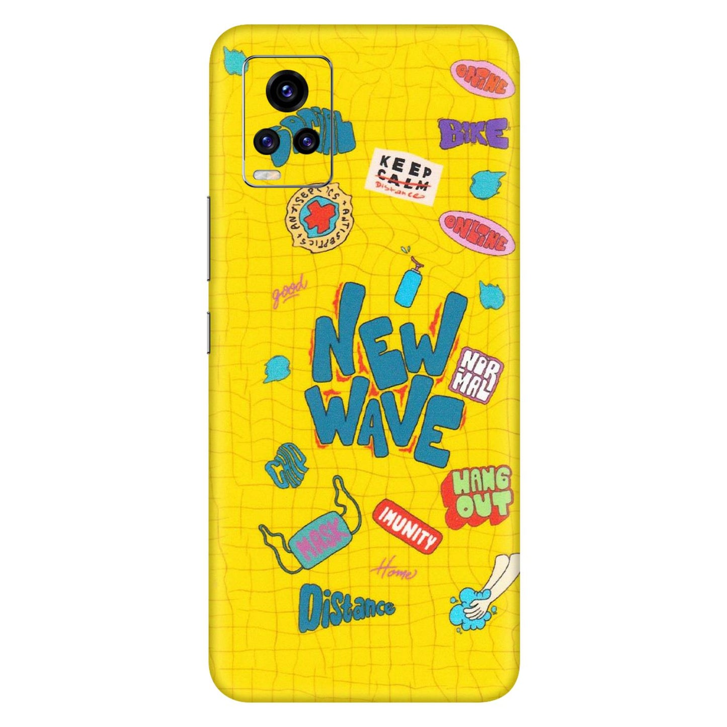 VIVO Z/V/X/T/U/S Series Phone Skins (All Models) - New Wave Life - Matte Finish (M-17) Vivo V20