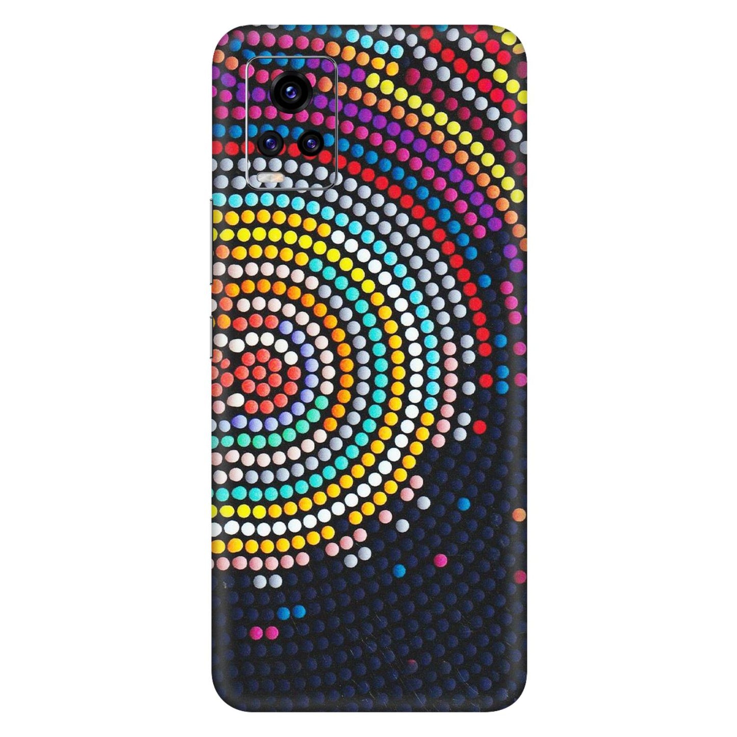 VIVO Z/V/X/T/U/S Series Phone Skins (All Models) - Rainbow Dot Mandala - Matte Finish (M-97) Vivo V20