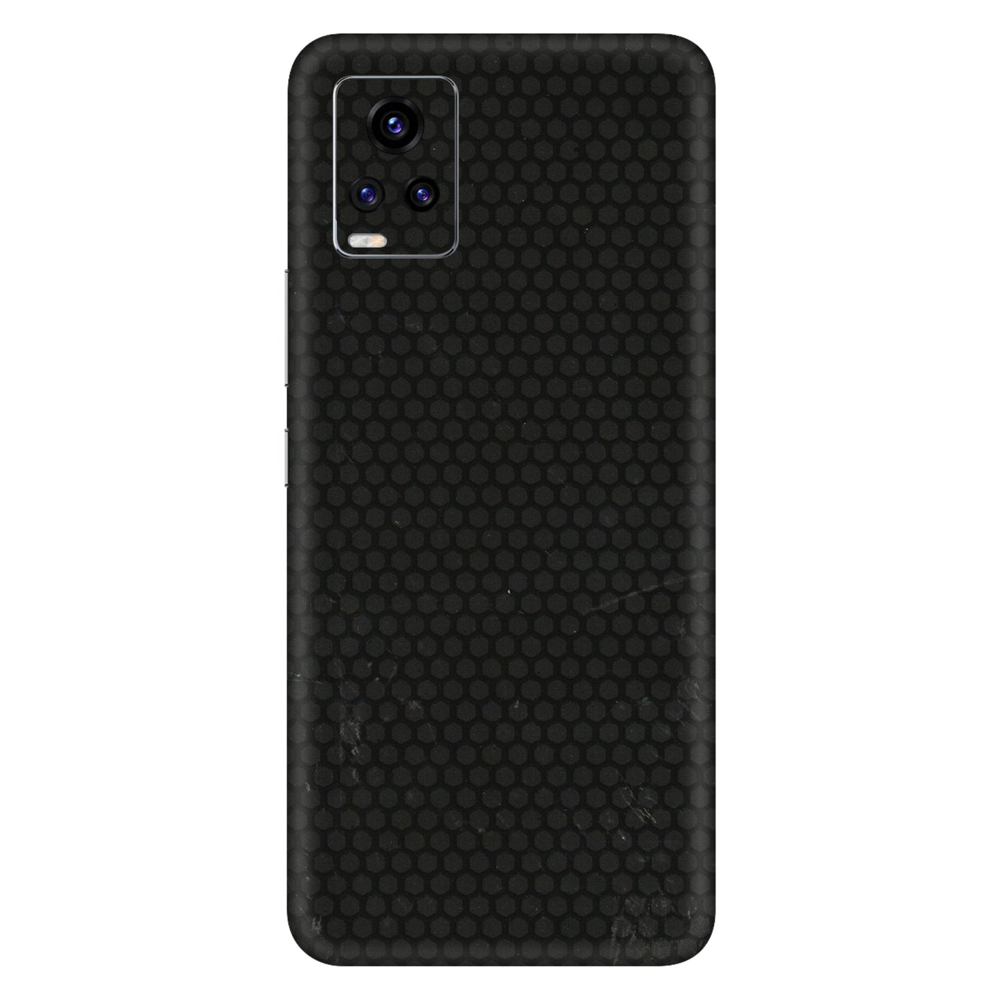 VIVO Z/V/X/T/U/S Series Phone Skins (All Models) - Black honeycomb - 3D Embossed Finish (L-114) Vivo V20 Pro