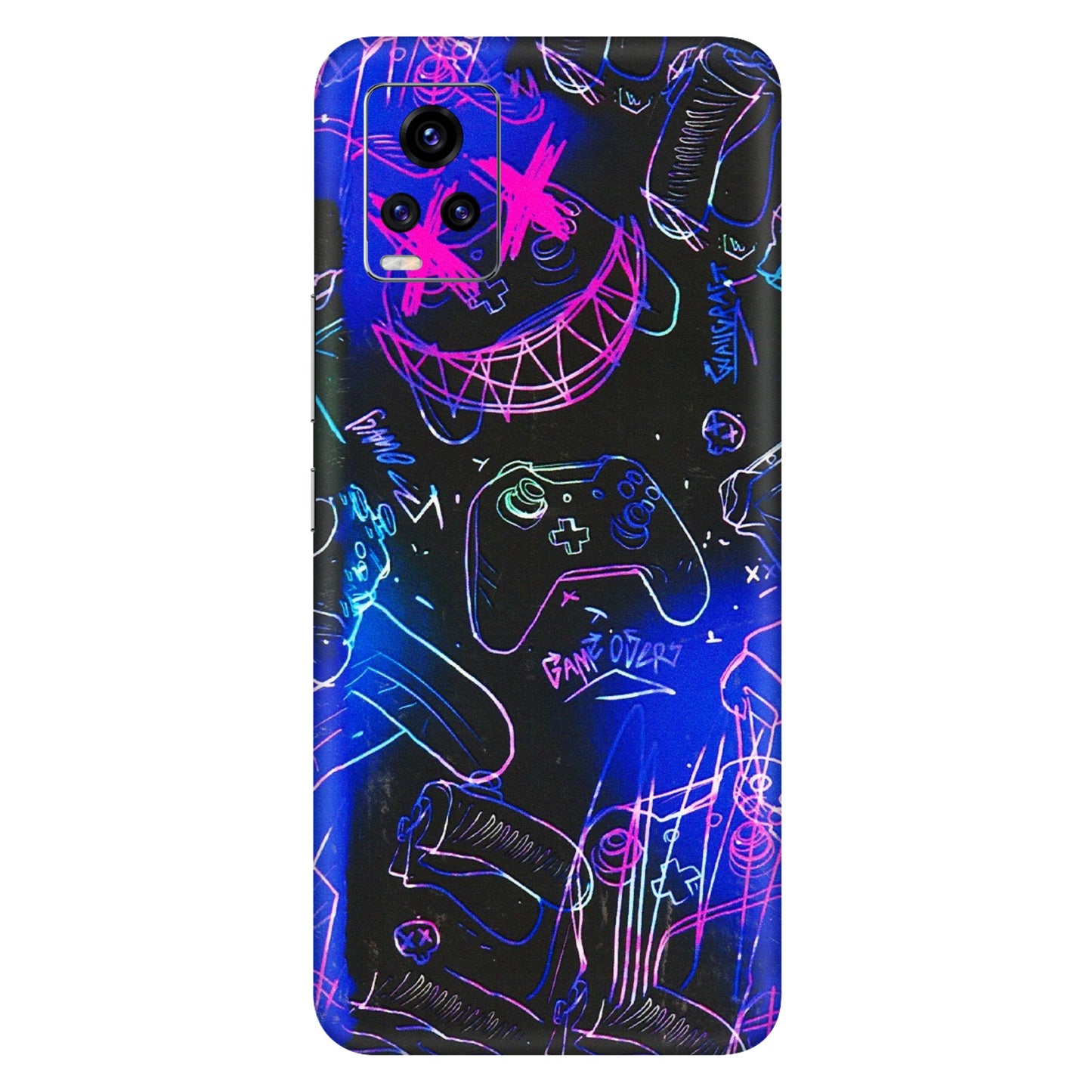 VIVO Z/V/X/T/U/S Series Phone Skins (All Models) - Gamers Paradise - 3D Embossed Finish (L-258) Vivo V20 Pro