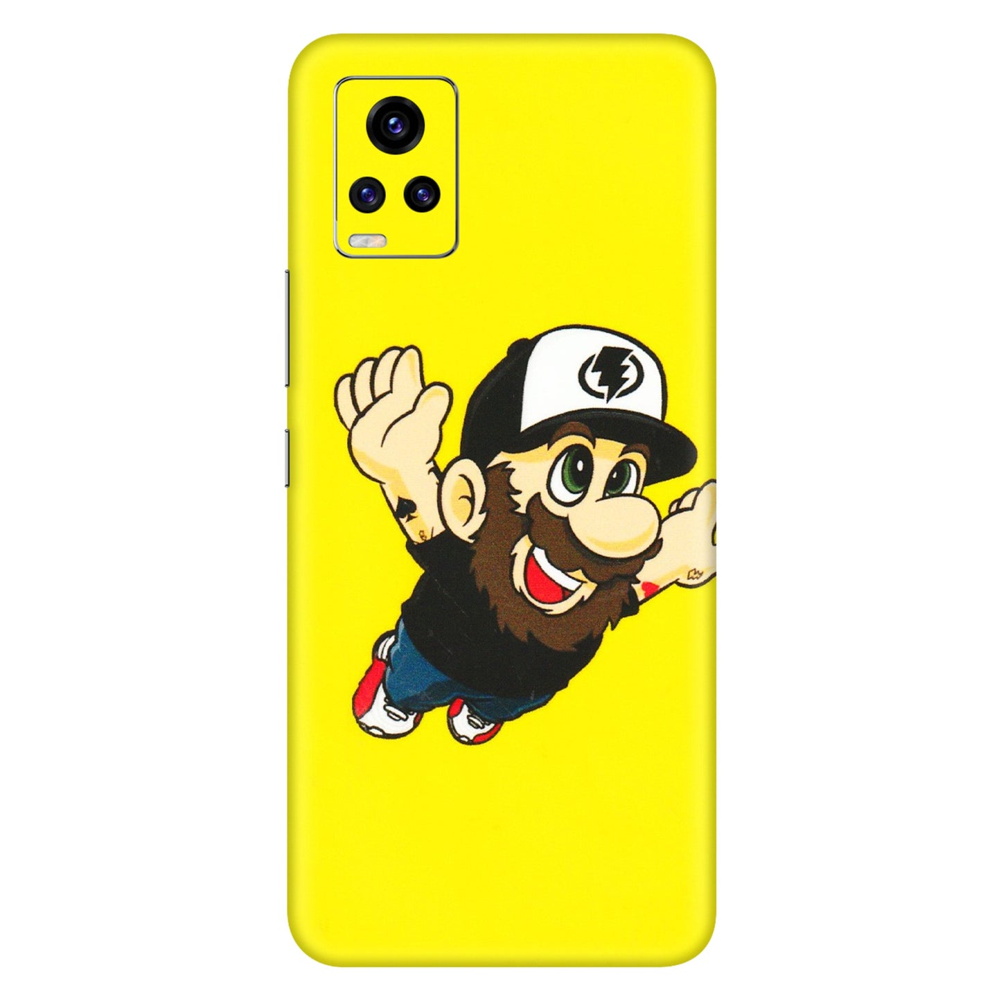 VIVO Z/V/X/T/U/S Series Phone Skins (All Models) - Flying Beardo - 3D Embossed Finish (L-60) Vivo V20 Pro