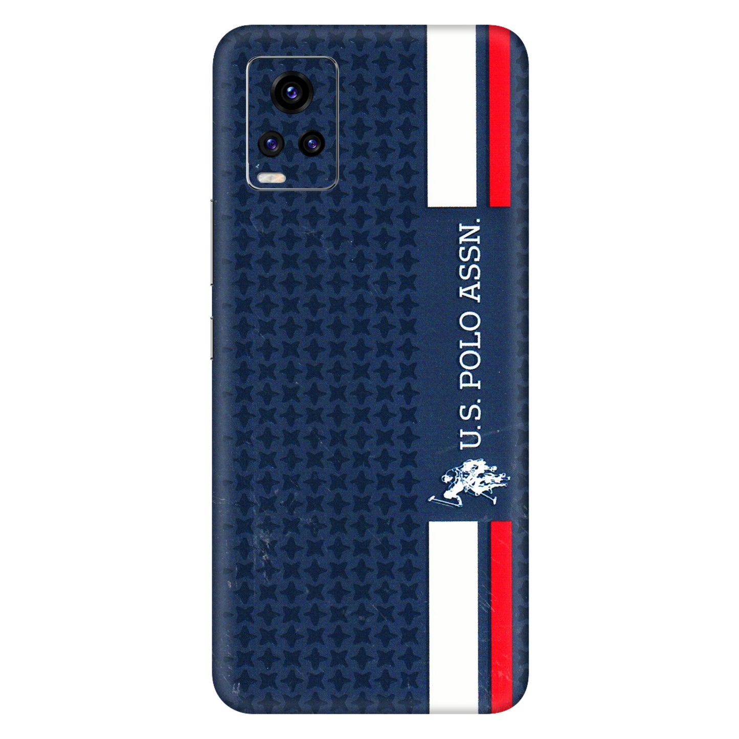 VIVO Z/V/X/T/U/S Series Phone Skins (All Models) - US POLO Designer Brand - 3D Embossed Finish (L-65) Vivo V20 Pro