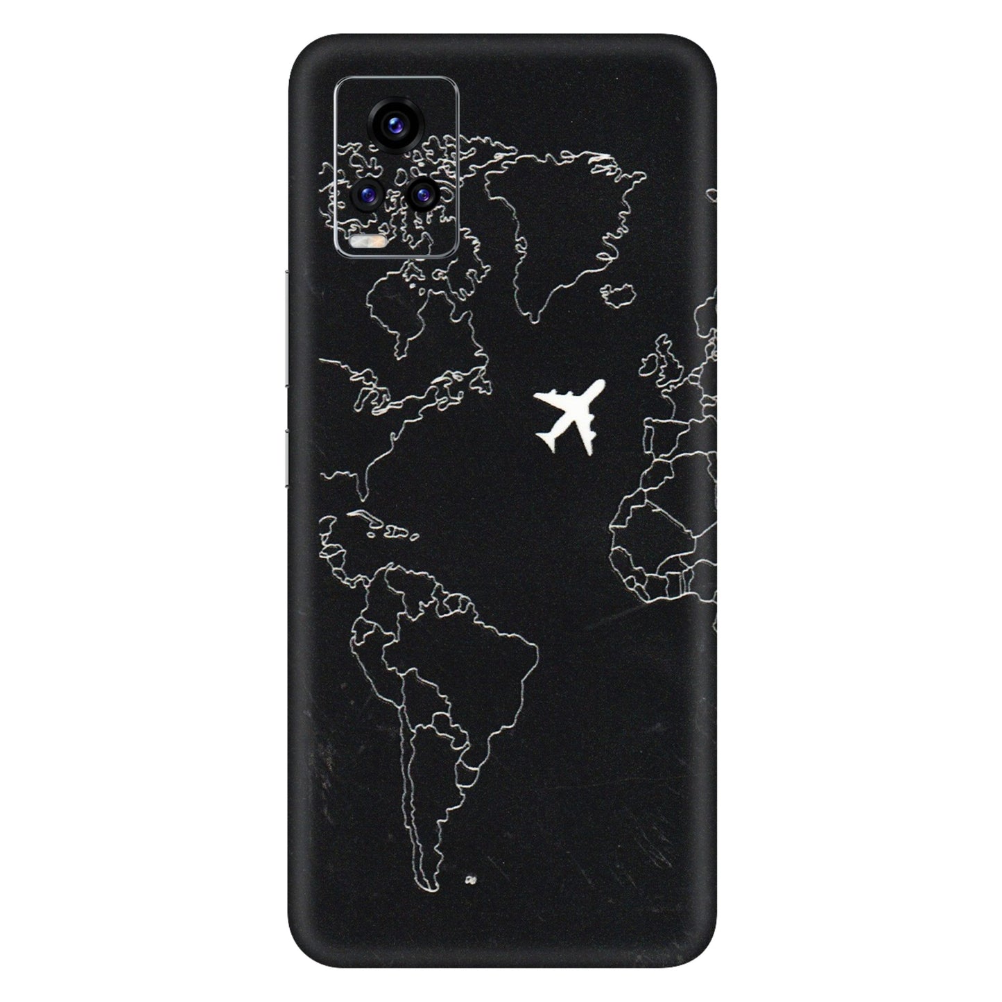 VIVO Z/V/X/T/U/S Series Phone Skins (All Models) - Never Ending Travel - 3D Embossed Finish (L-79) Vivo V20 Pro