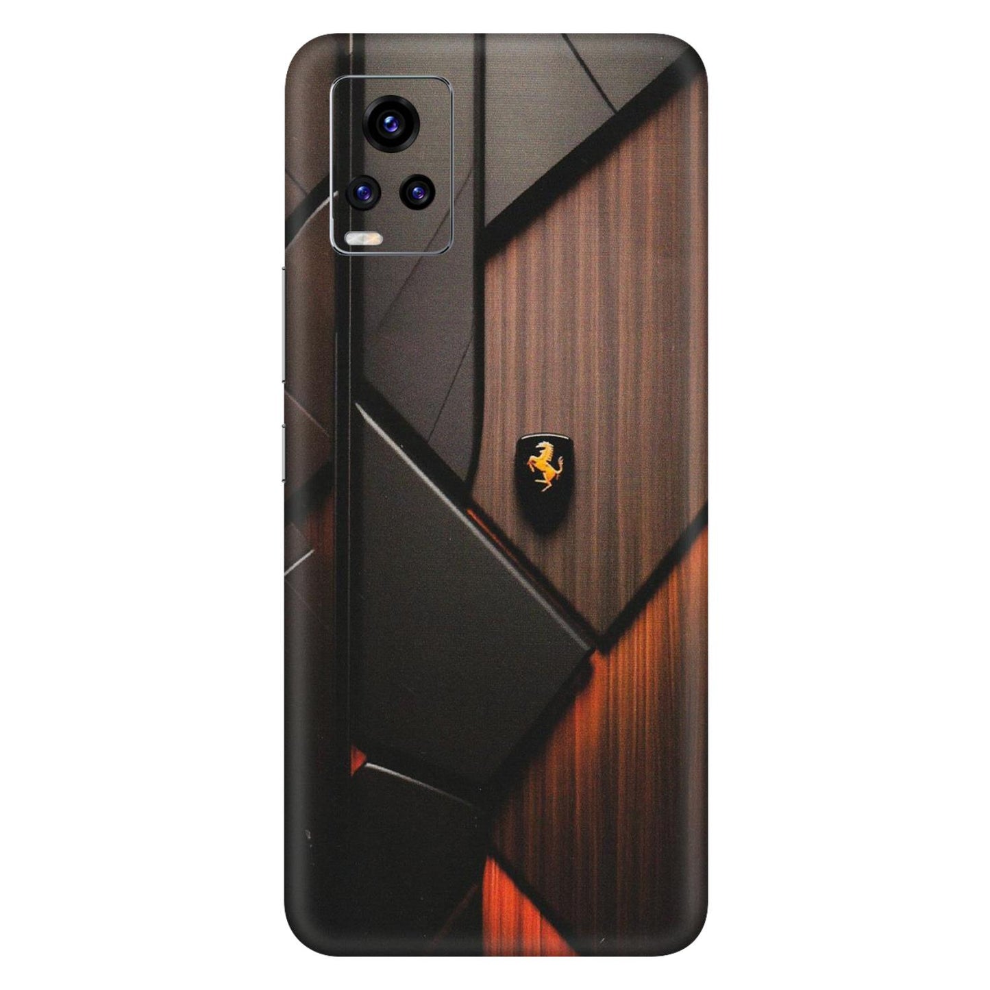 VIVO Z/V/X/T/U/S Series Phone Skins (All Models) - Lambo Beauty Wood Pattern Sober - Matte Finish (M-51) Vivo V20 Pro