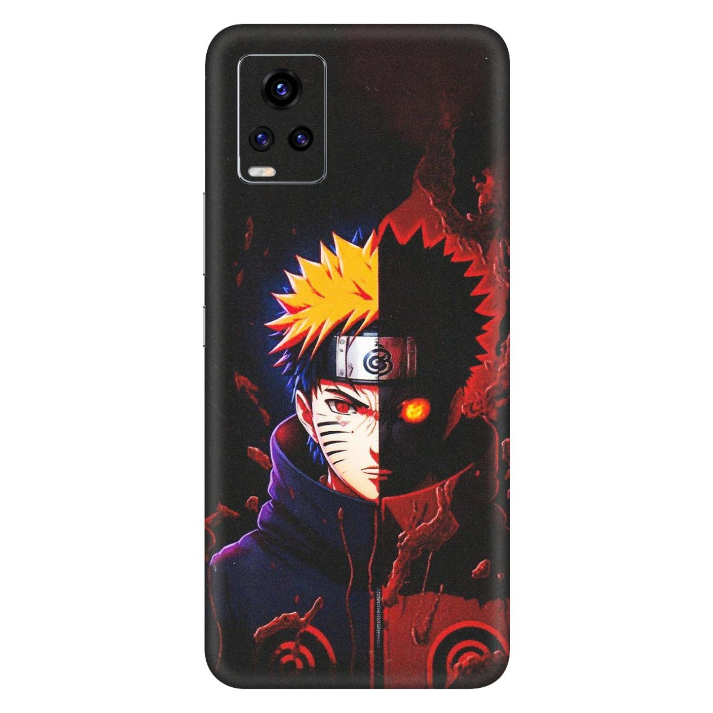 VIVO Z/V/X/T/U/S Series Phone Skins (All Models) - Naruto X Evil - Matte Finish (M-70) Vivo V20 Pro