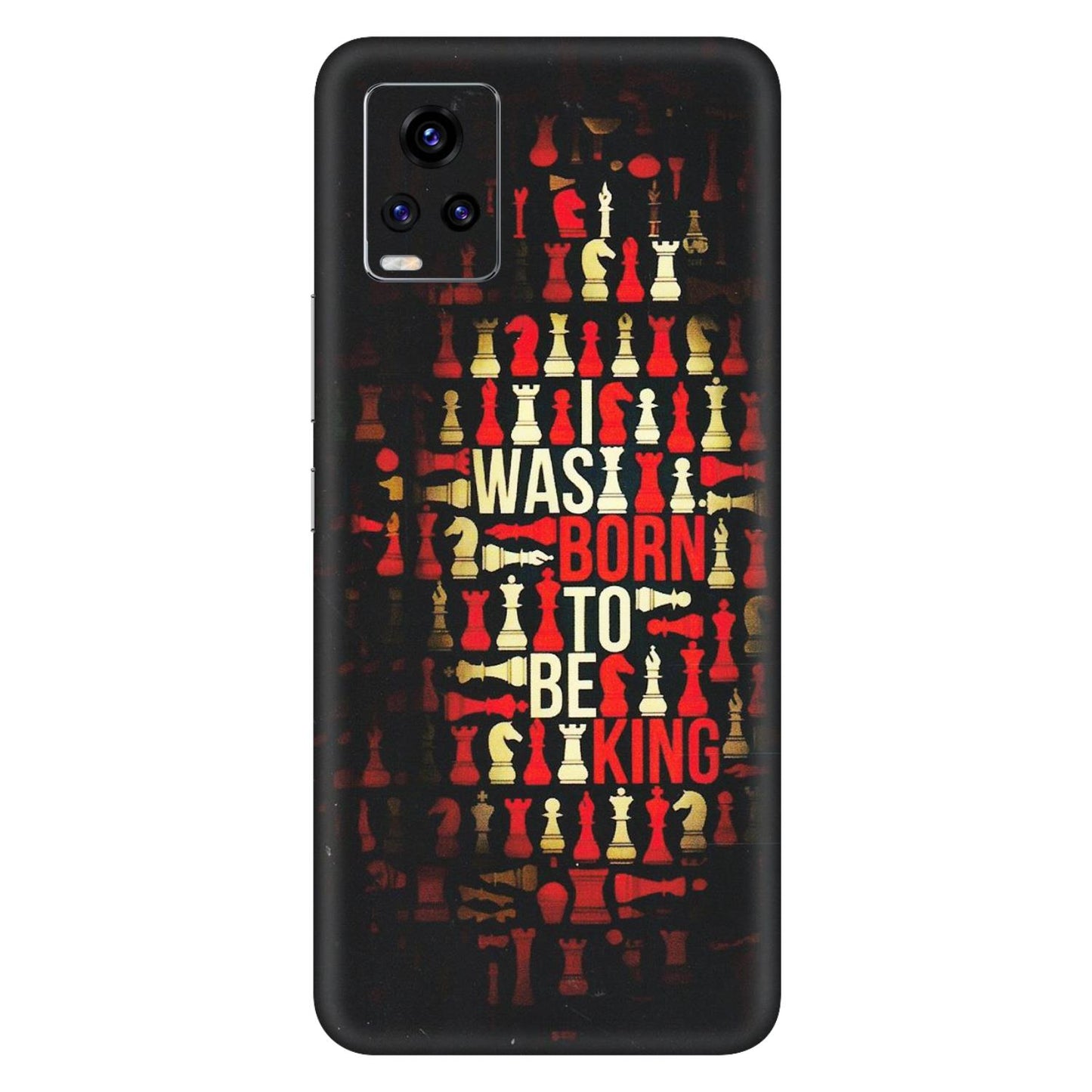 VIVO Z/V/X/T/U/S Series Phone Skins (All Models) - Born To Be King - Matte Finish (M-73) Vivo V20 Pro