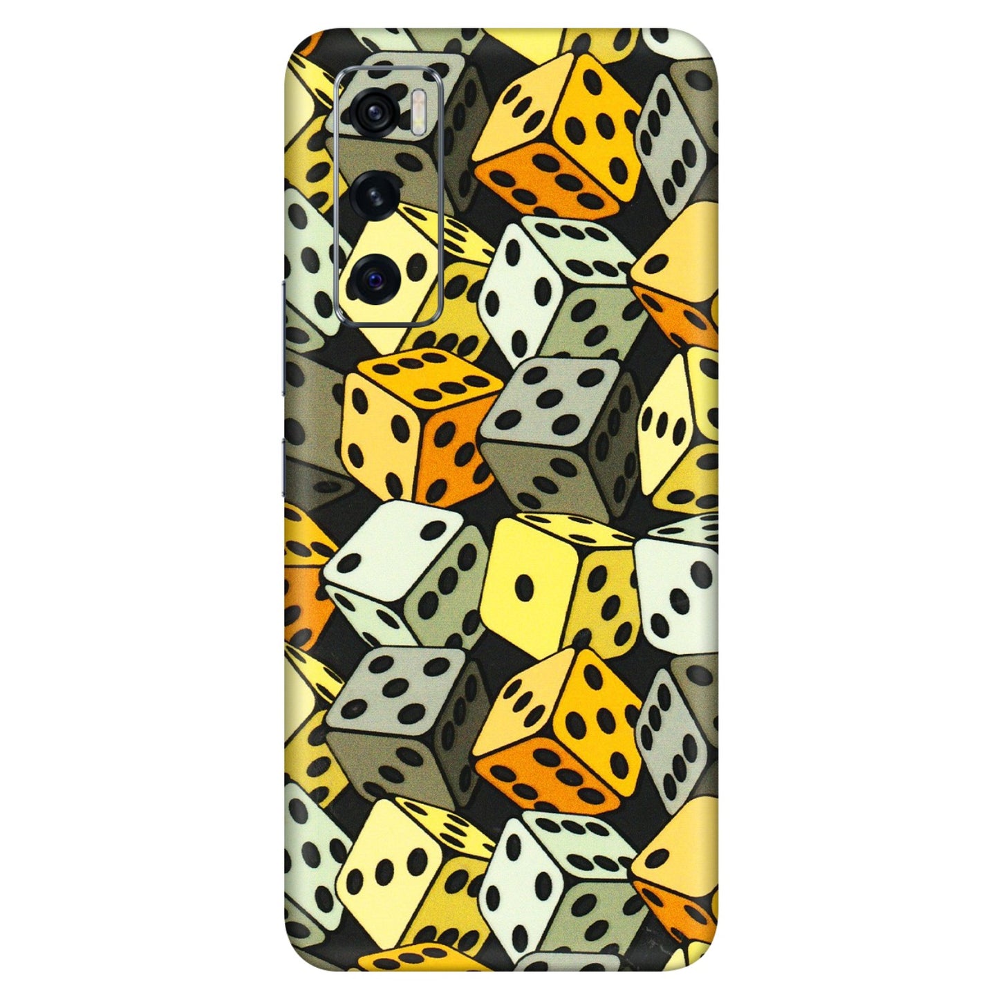 VIVO Z/V/X/T/U/S Series Phone Skins (All Models) - Dices Of Life - 3D Embossed Finish (L-04) Vivo V20 SE