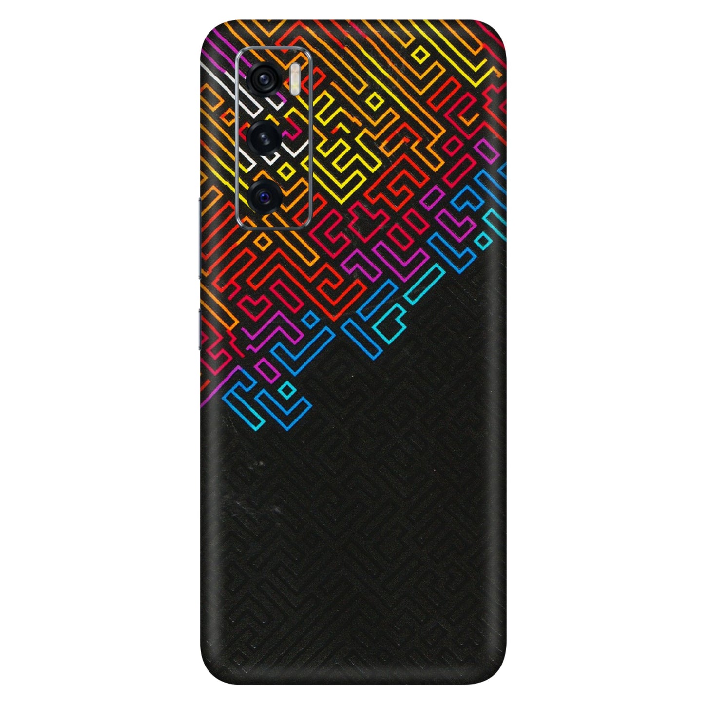 VIVO Z/V/X/T/U/S Series Phone Skins (All Models) - Dotme Pattern Art - 3D Embossed Finish (L-121) Vivo V20 SE