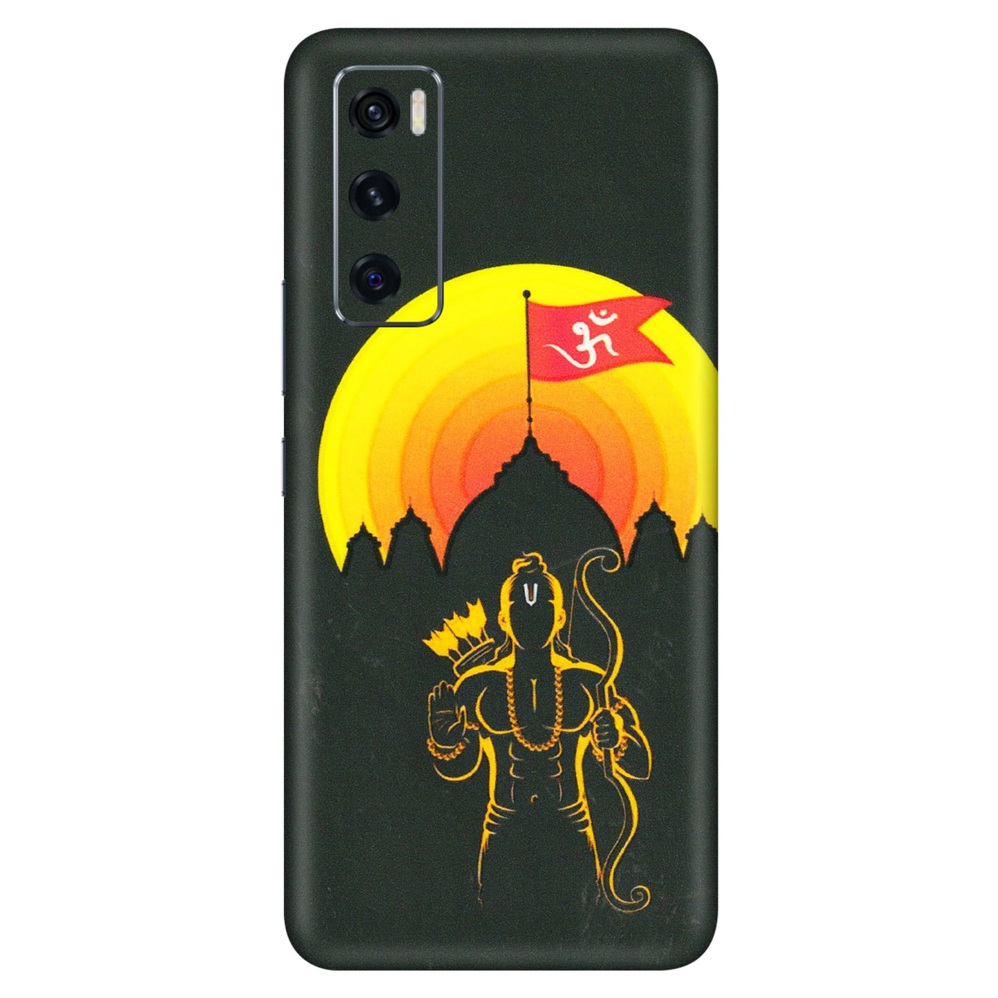 VIVO Z/V/X/T/U/S Series Phone Skins (All Models) - Lord Ram - 3D Embossed Finish (L-132) Vivo V20 SE