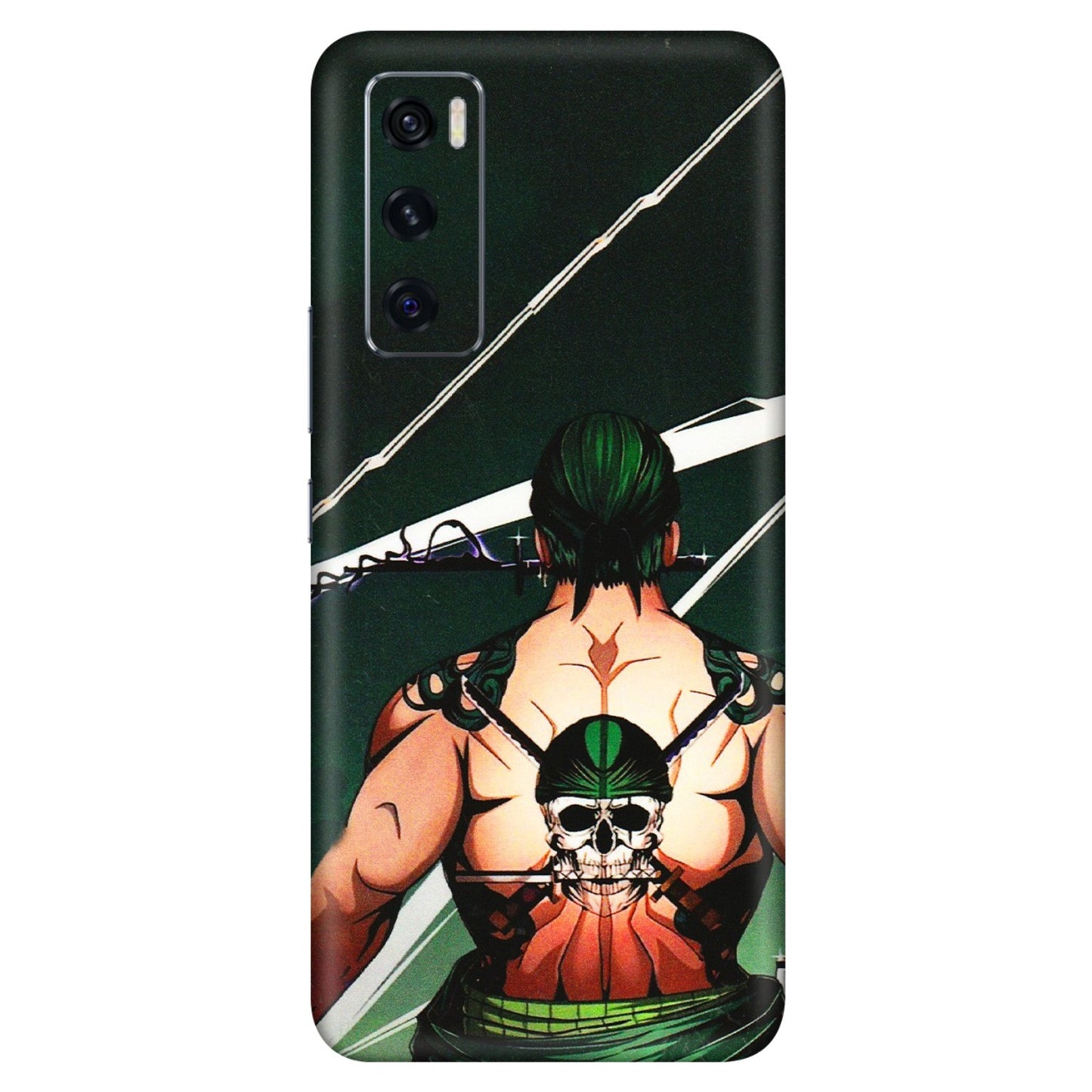 VIVO Z/V/X/T/U/S Series Phone Skins (All Models) - Zoro Anime - 3D Embossed Finish (L-23) Vivo V20 SE