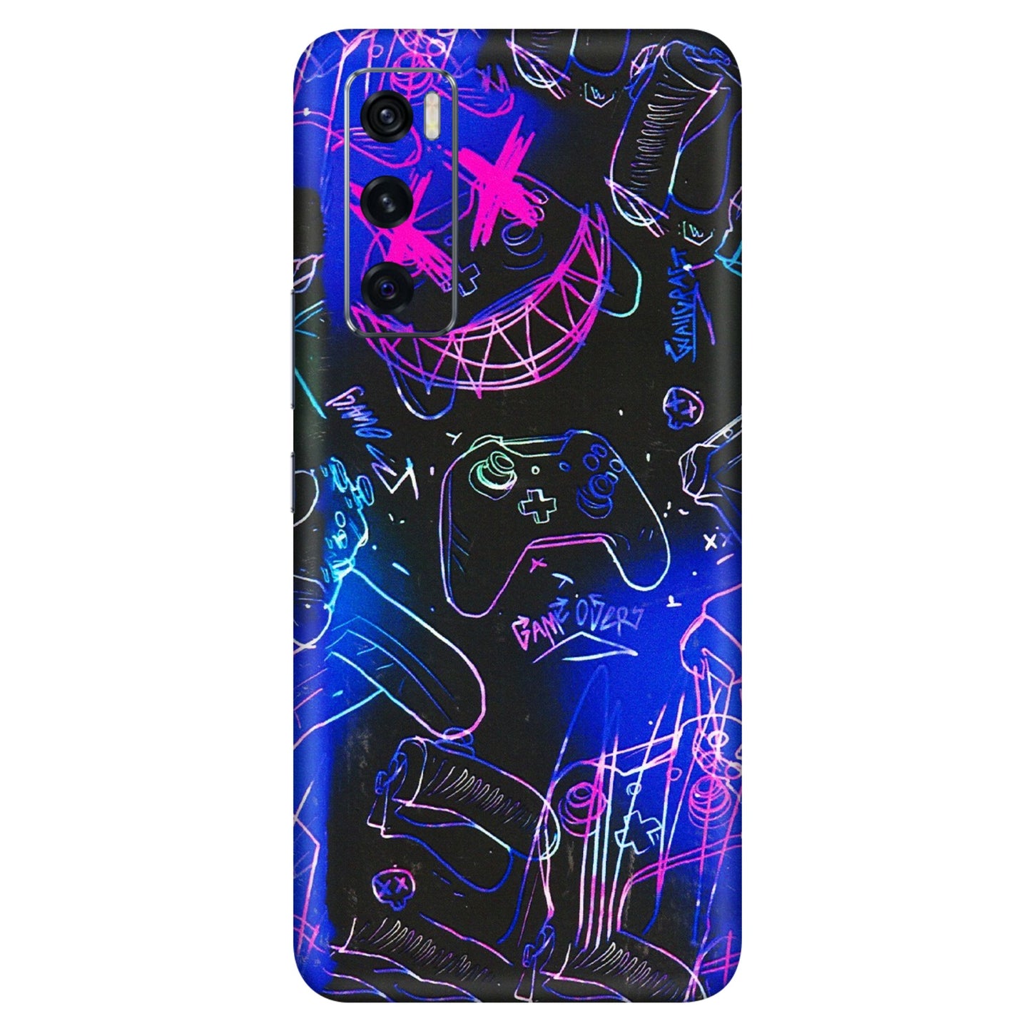 VIVO Z/V/X/T/U/S Series Phone Skins (All Models) - Gamers Paradise - 3D Embossed Finish (L-258) Vivo V20 SE