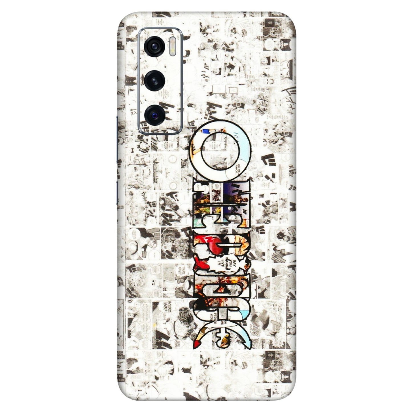 VIVO Z/V/X/T/U/S Series Phone Skins (All Models) - One Piece Manga - 3D Embossed Finish (L-26) Vivo V20 SE