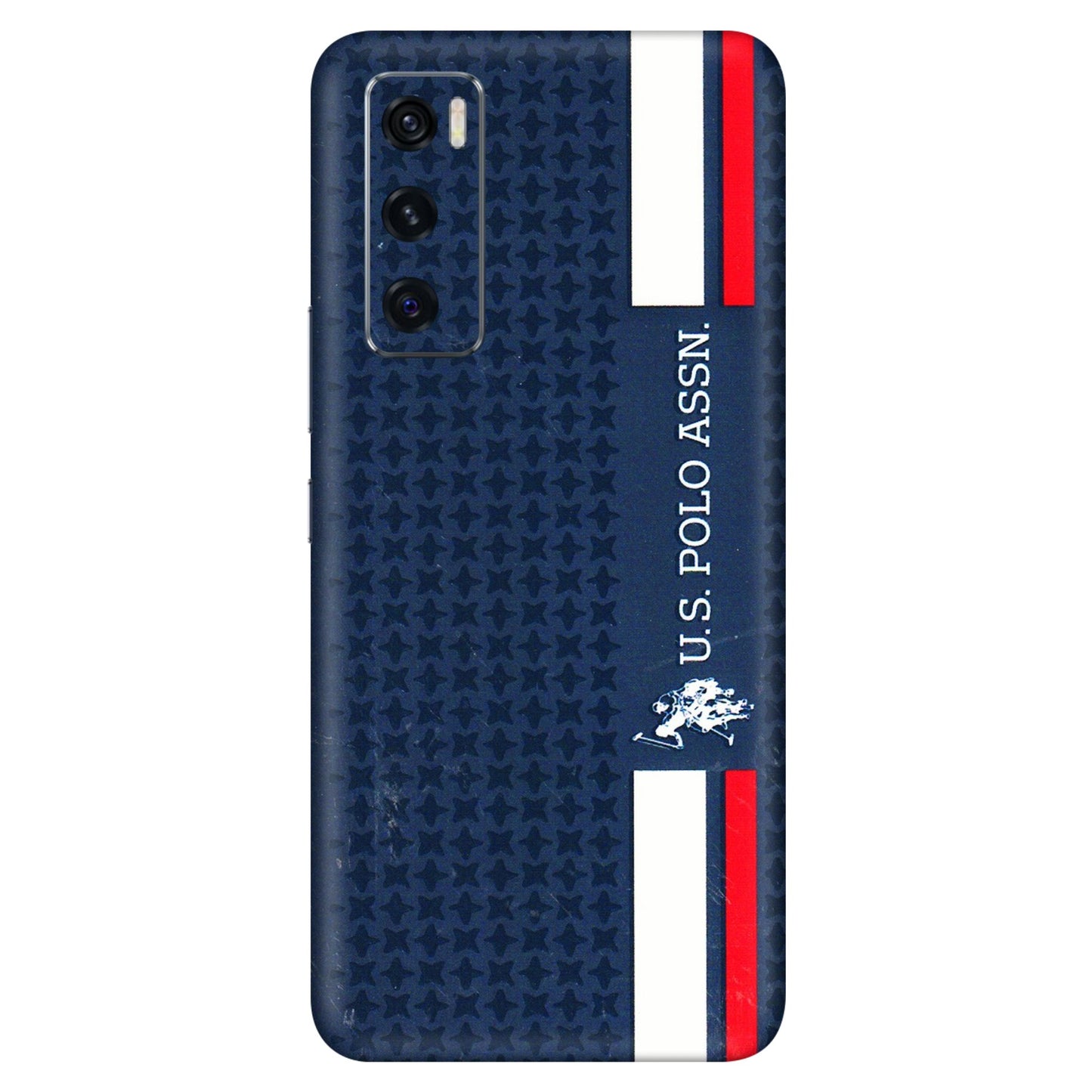 VIVO Z/V/X/T/U/S Series Phone Skins (All Models) - US POLO Designer Brand - 3D Embossed Finish (L-65) Vivo V20 SE