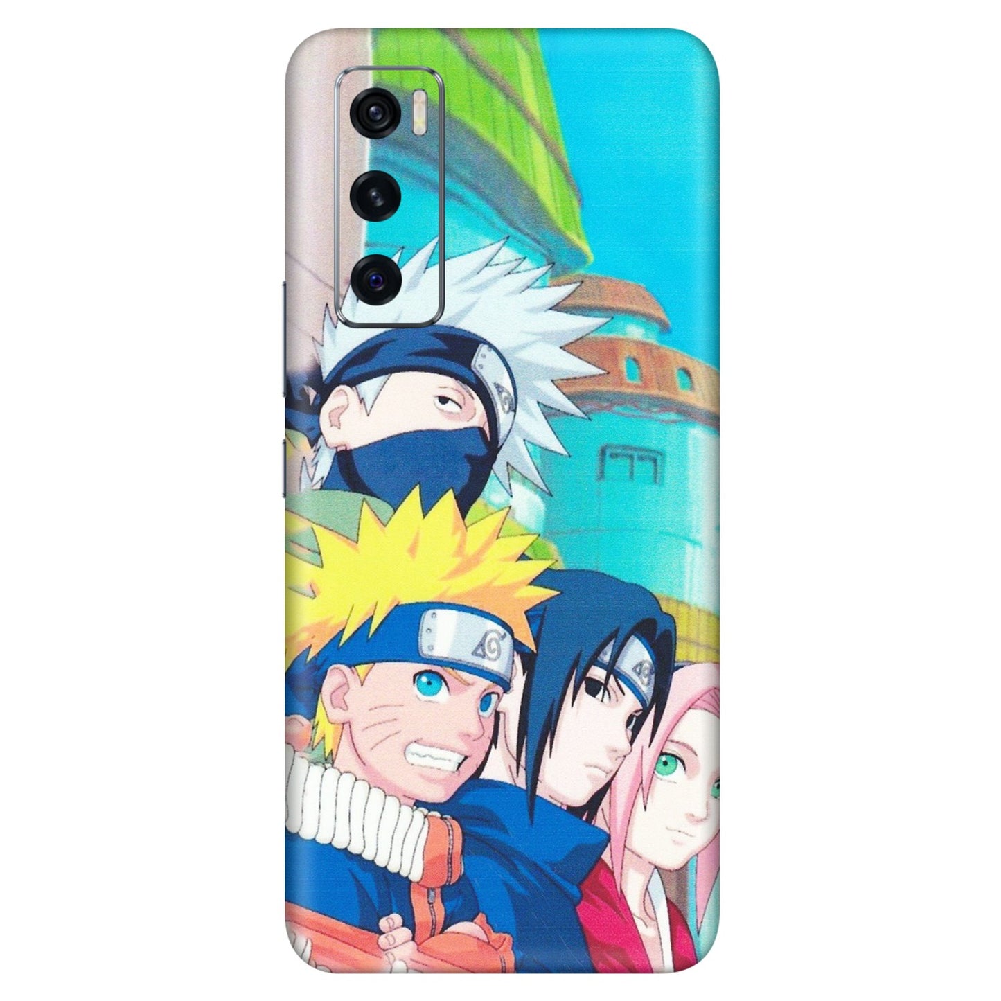 VIVO Z/V/X/T/U/S Series Phone Skins (All Models) - Team Minato And Kakashi - Matte Finish (M-101) Vivo V20 SE