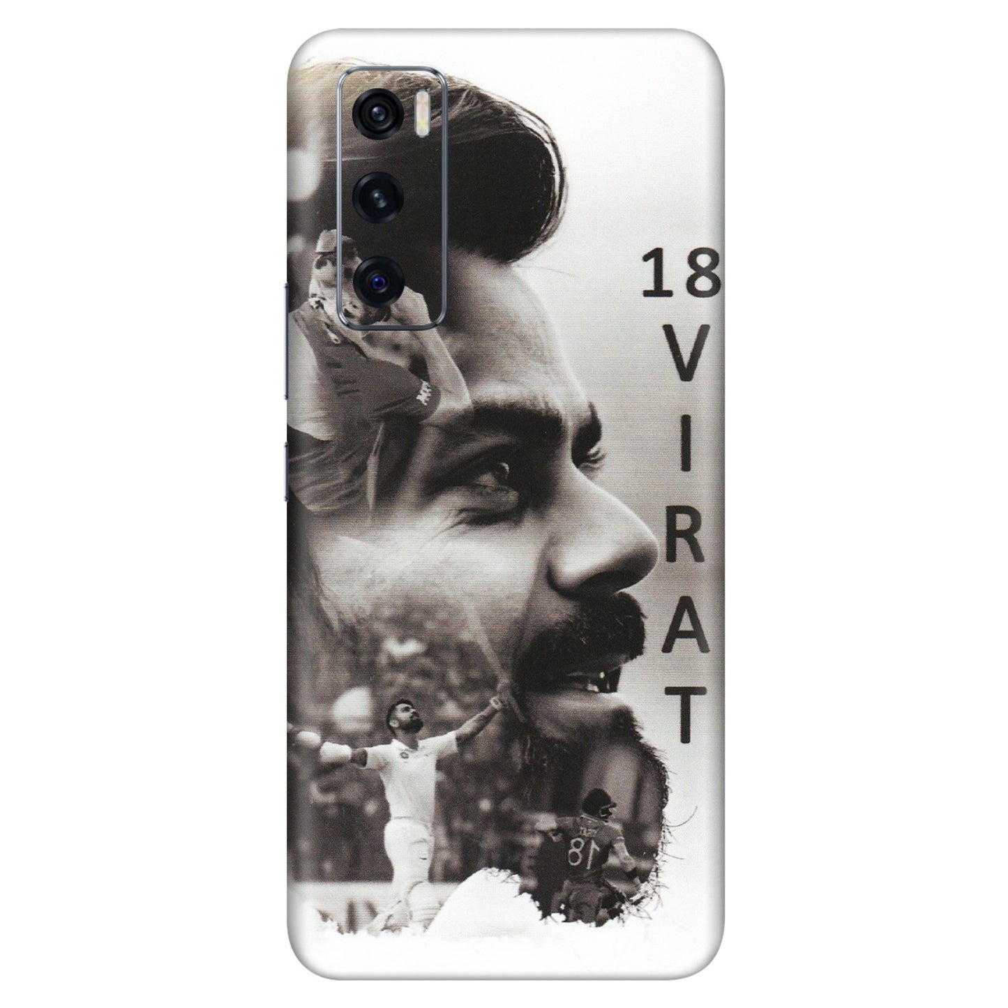 VIVO Z/V/X/T/U/S Series Phone Skins (All Models) - Virat Kohli Cricketer - Matte Finish (M-163) Vivo V20 SE