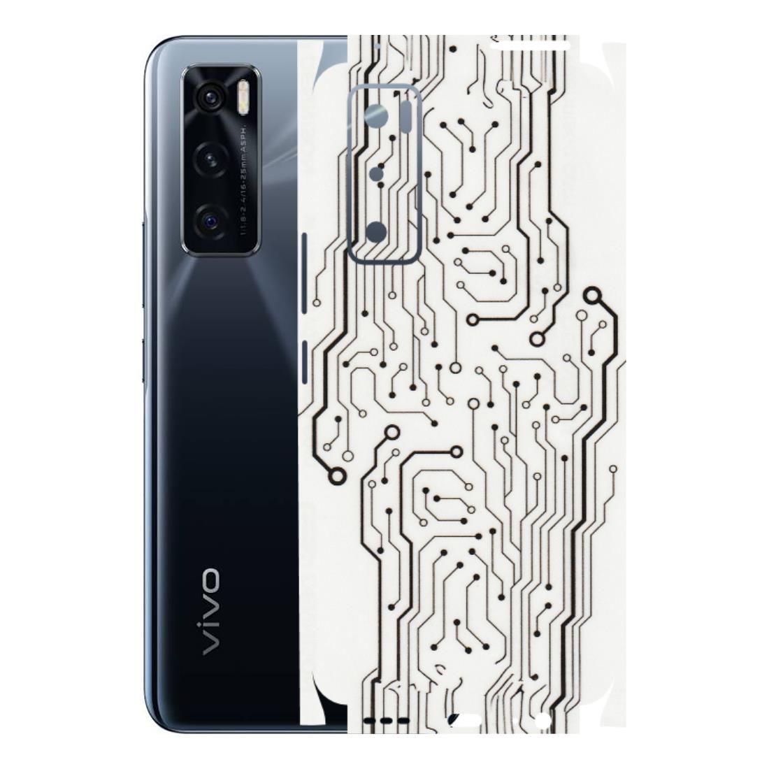VIVO Z/V/X/T/U/S Series Phone Skins (All Models) - Tech Circuits - Transparent Finish (T-03) Vivo V20 SE