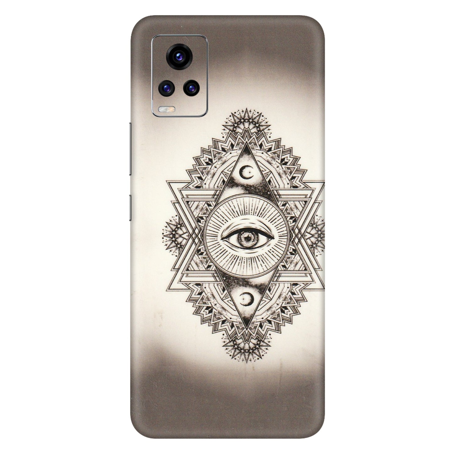 VIVO Z/V/X/T/U/S Series Phone Skins (All Models) - Illuminati Great Eye - Transparent Finish (T-14) Vivo V20