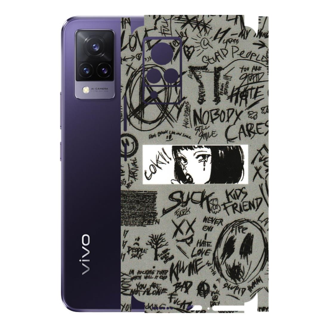 VIVO Z/V/X/T/U/S Series Phone Skins (All Models) - Never Have Love Anime - 3D Embossed Finish (L-260) Vivo V21 5G