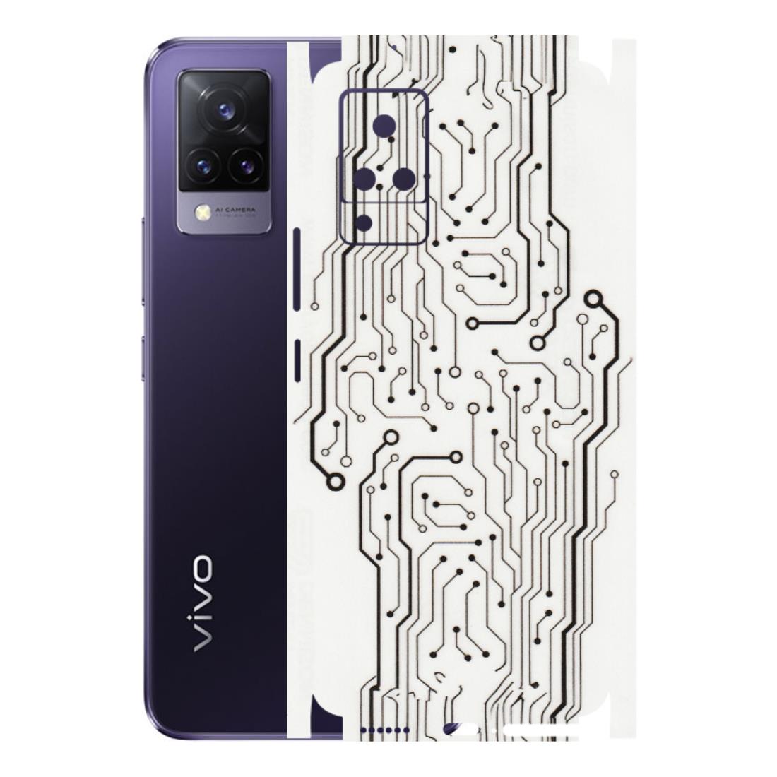 VIVO Z/V/X/T/U/S Series Phone Skins (All Models) - Tech Circuits - Transparent Finish (T-03) Vivo V21