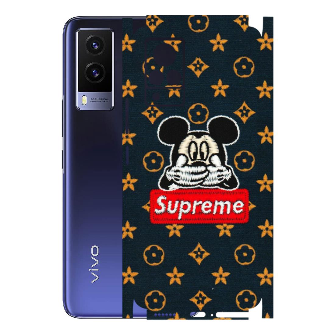 VIVO Z/V/X/T/U/S Series Phone Skins (All Models) - Mickey Supreme - Matte Finish (M-83) Vivo V21e (4G)