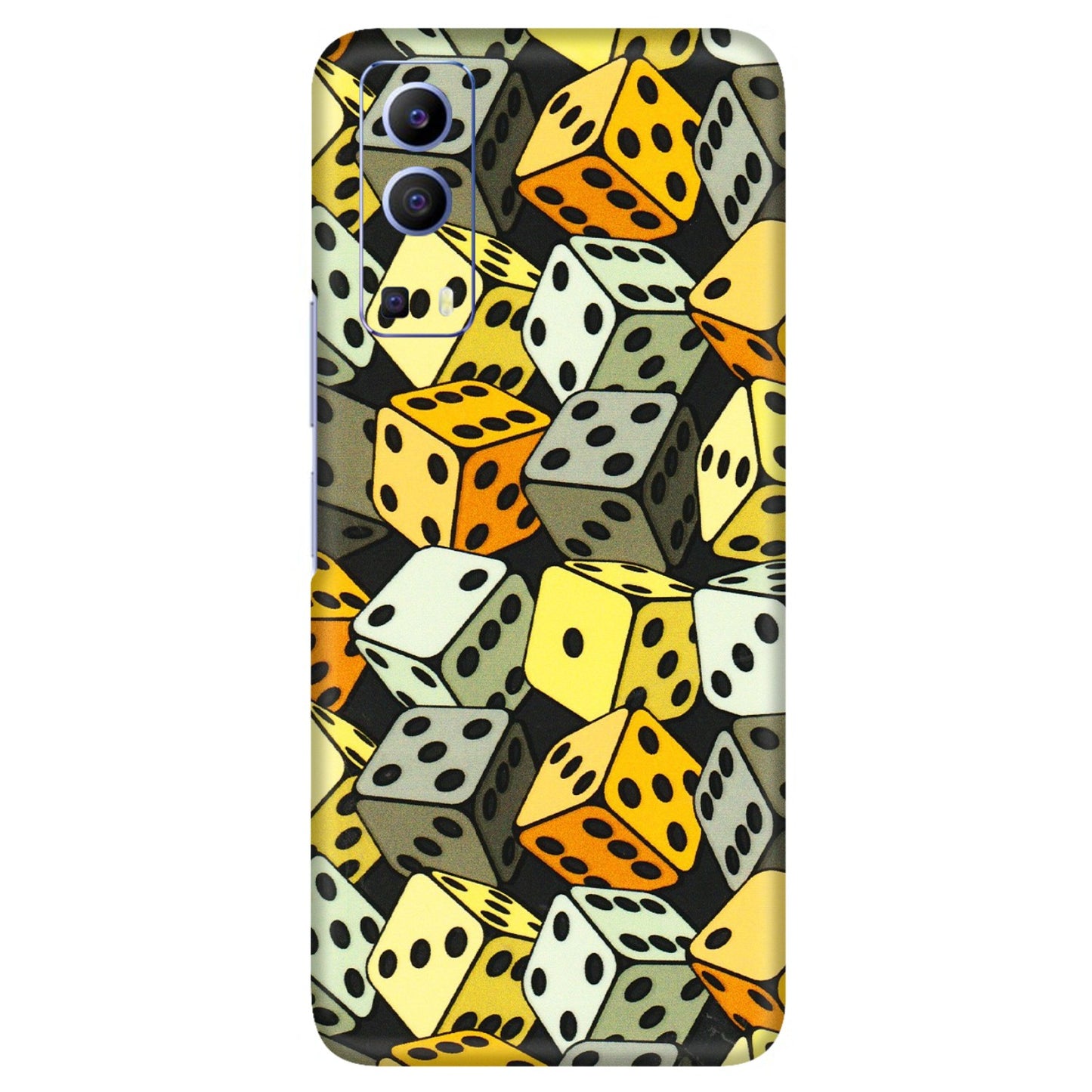 VIVO Z/V/X/T/U/S Series Phone Skins (All Models) - Dices Of Life - 3D Embossed Finish (L-04) Vivo V21e (5G)