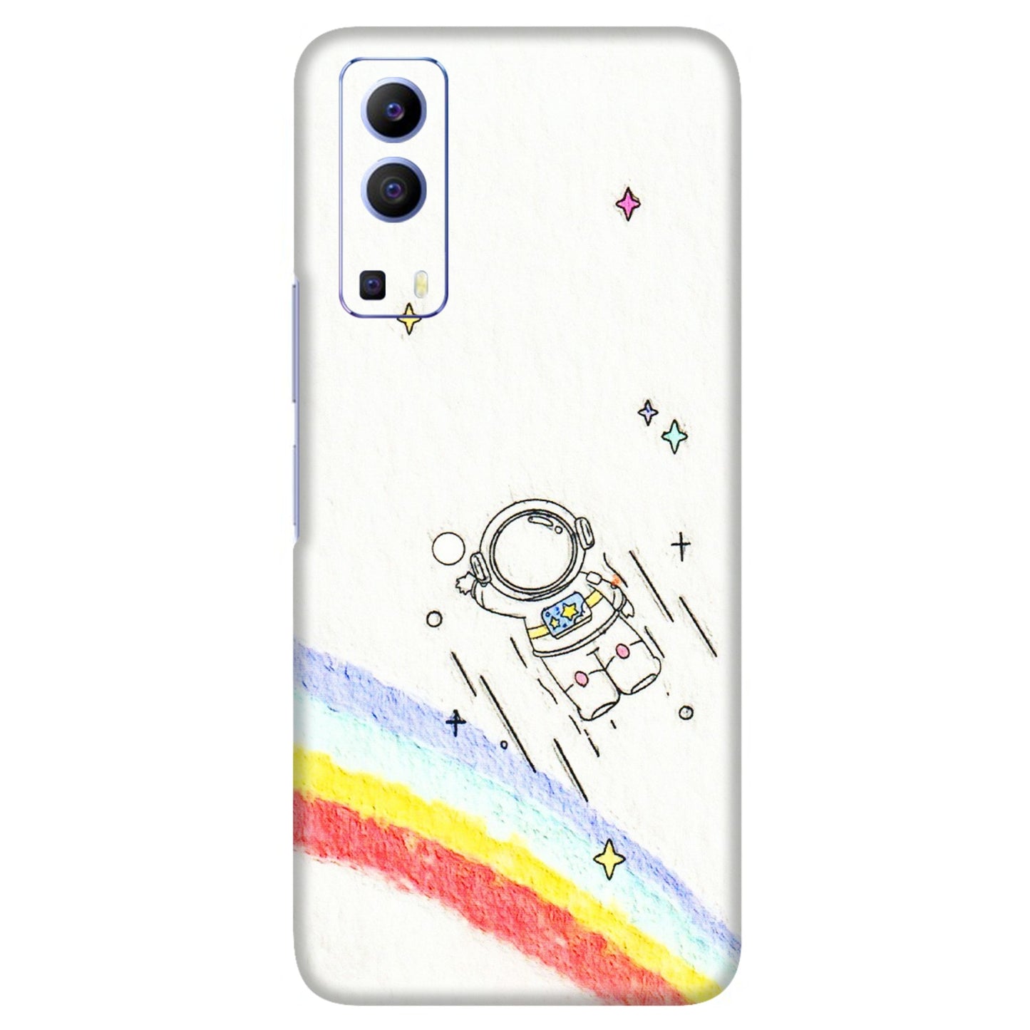 VIVO Z/V/X/T/U/S Series Phone Skins (All Models) - Milkyway Astronaut - 3D Embossed Finish (L-110) Vivo V21e (5G)