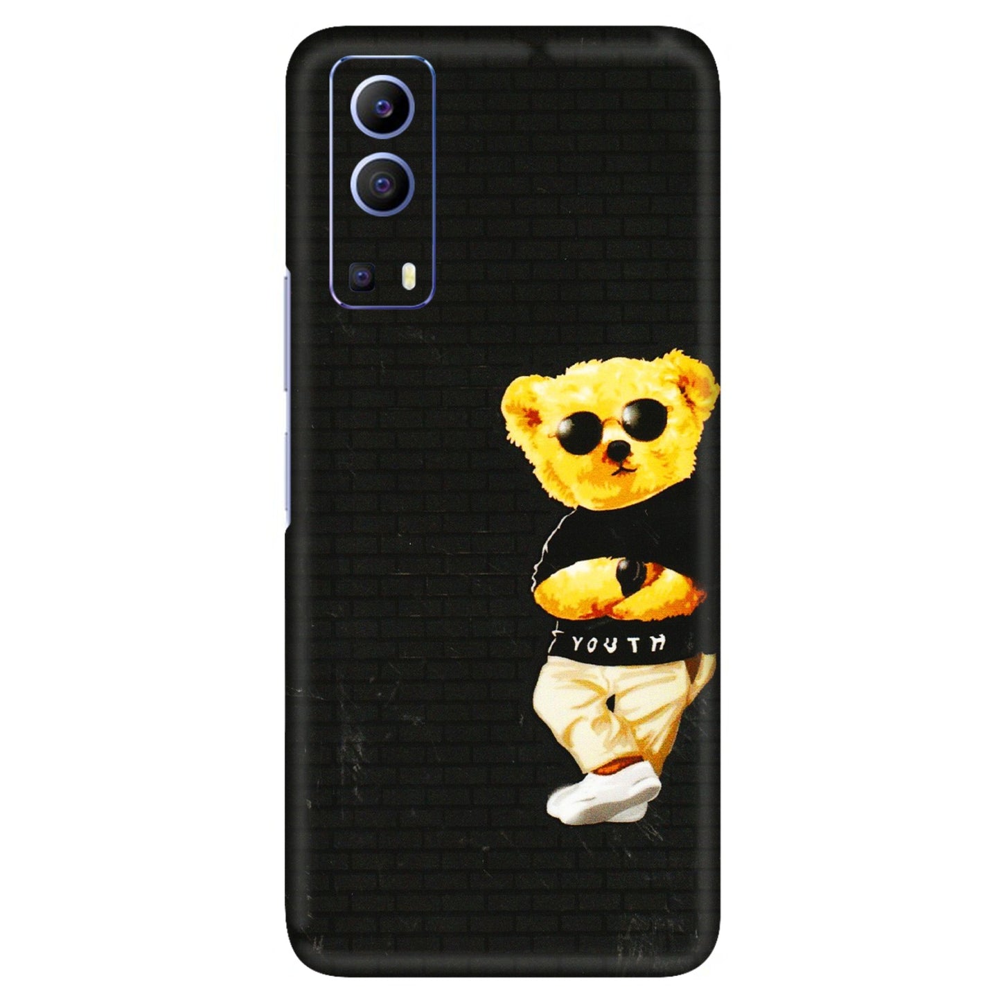 VIVO Z/V/X/T/U/S Series Phone Skins (All Models) - Classy Teddy Bear - 3D Embossed Finish (L-116) Vivo V21e (5G)
