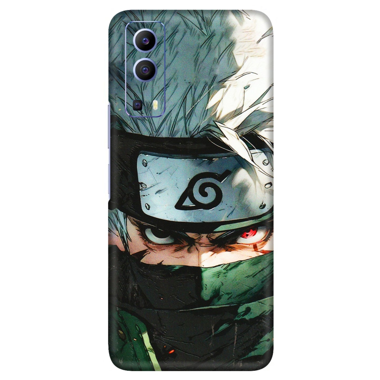 VIVO Z/V/X/T/U/S Series Phone Skins (All Models) - Kakashi Red Eye Focus - 3D Embossed Finish (L-227) Vivo V21e (5G)
