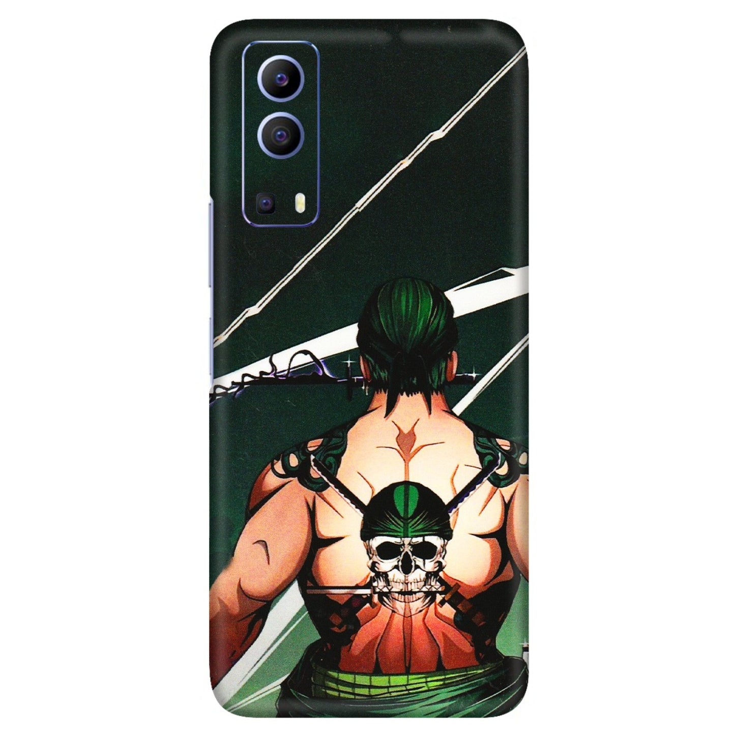 VIVO Z/V/X/T/U/S Series Phone Skins (All Models) - Zoro Anime - 3D Embossed Finish (L-23) Vivo V21e (5G)