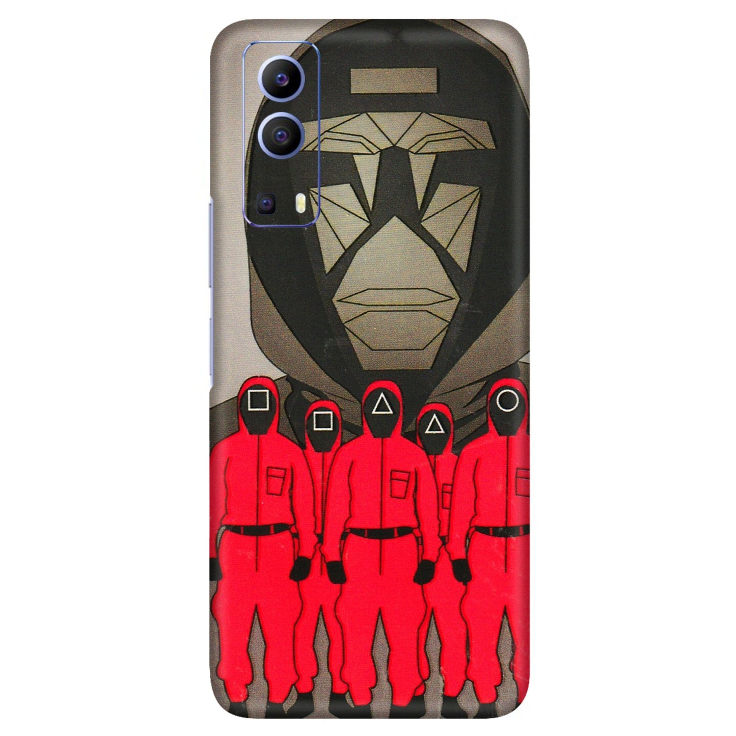 VIVO Z/V/X/T/U/S Series Phone Skins (All Models) - Squid Game Hero - 3D Embossed Finish (L-245) Vivo V21e (5G)