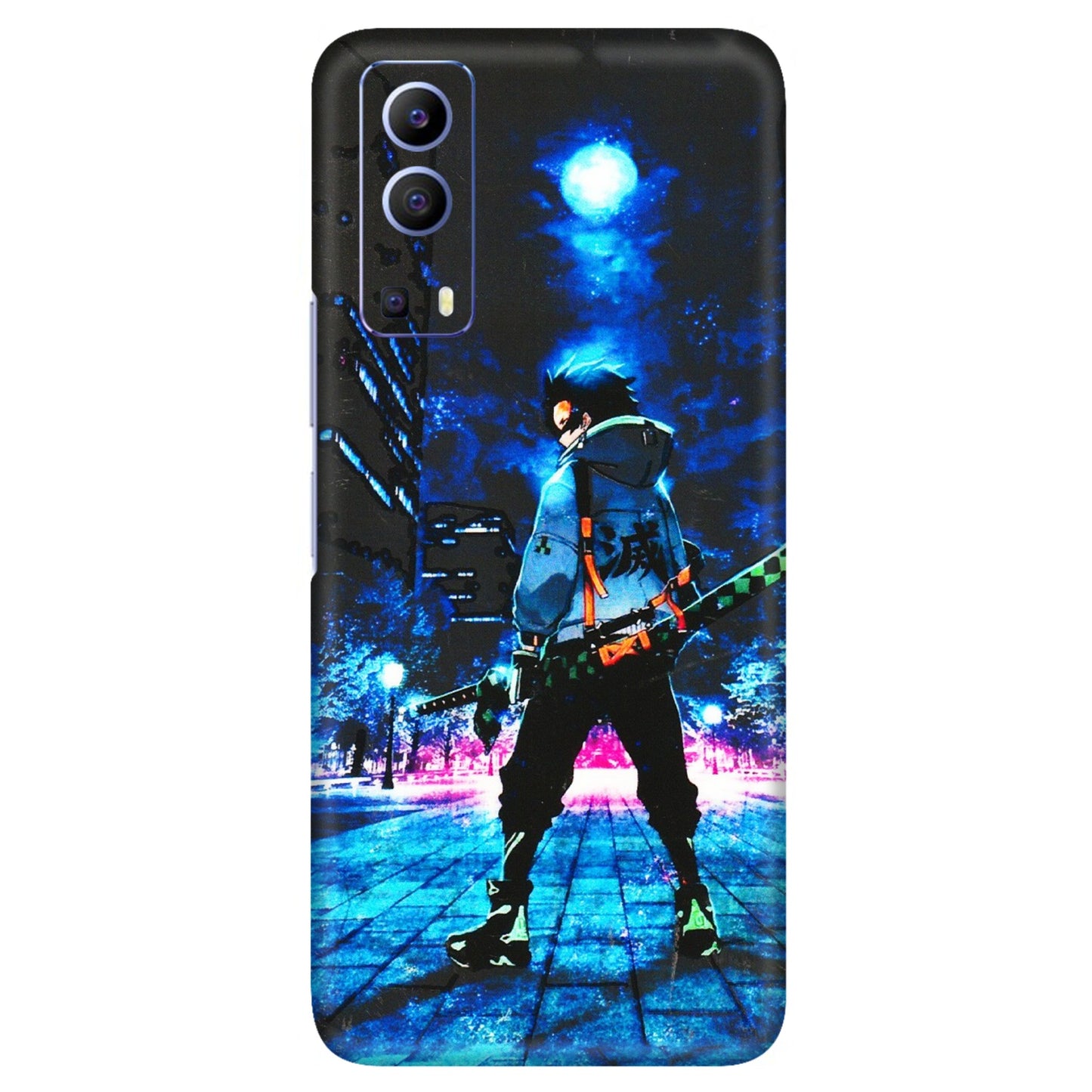 VIVO Z/V/X/T/U/S Series Phone Skins (All Models) - Demon Slayer Sword - 3D Embossed Finish (L-247) Vivo V21e (5G)