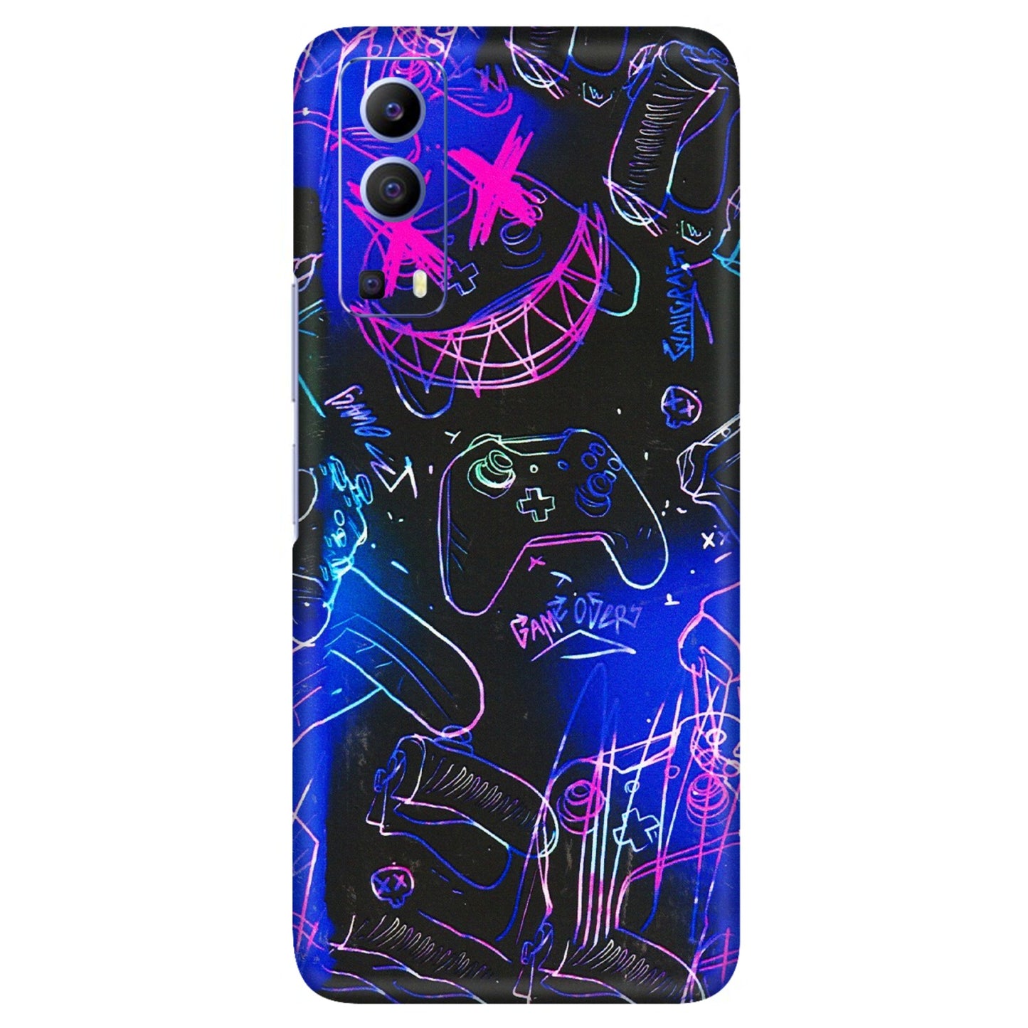 VIVO Z/V/X/T/U/S Series Phone Skins (All Models) - Gamers Paradise - 3D Embossed Finish (L-258) Vivo V21e (5G)