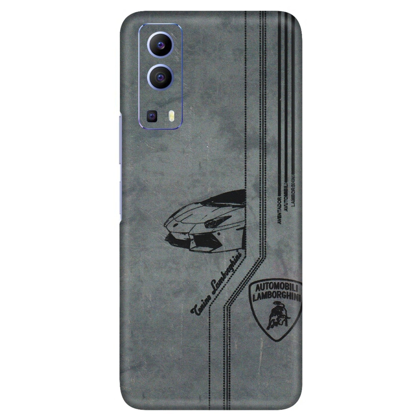 VIVO Z/V/X/T/U/S Series Phone Skins (All Models) - New Lamborgini Aventador - 3D Embossed Finish (L-321) Vivo V21e (5G)