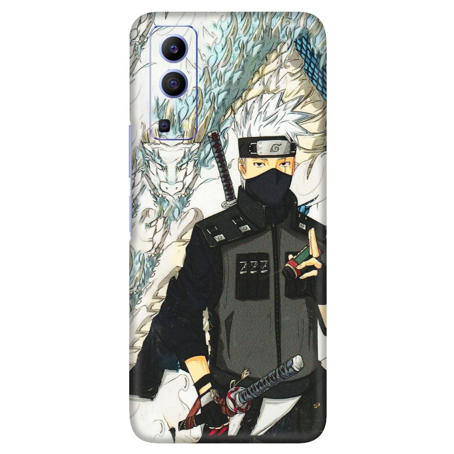 VIVO Z/V/X/T/U/S Series Phone Skins (All Models) - Kakashi Hatake Naruto Anime - 3D Embossed Finish (L-46) Vivo V21e (5G)