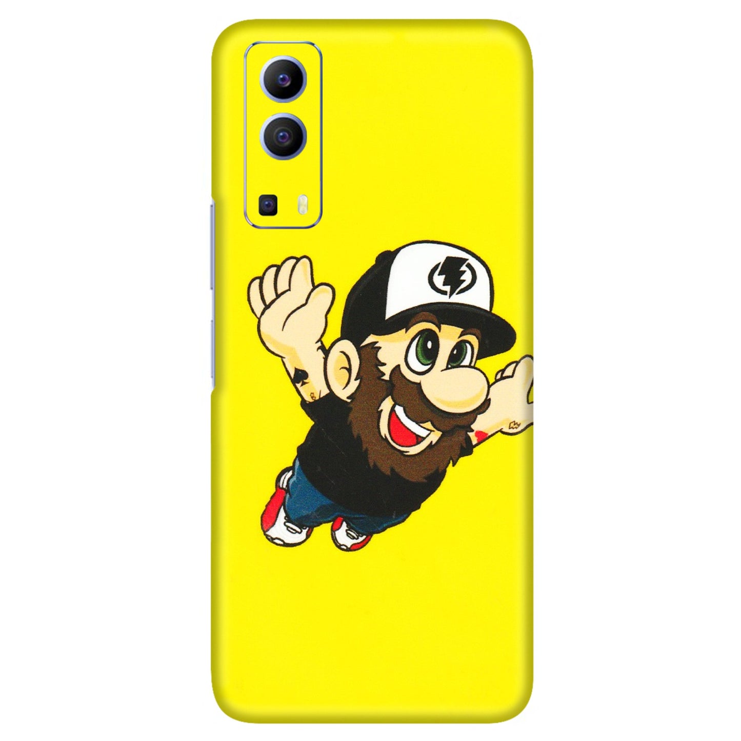VIVO Z/V/X/T/U/S Series Phone Skins (All Models) - Flying Beardo - 3D Embossed Finish (L-60) Vivo V21e (5G)