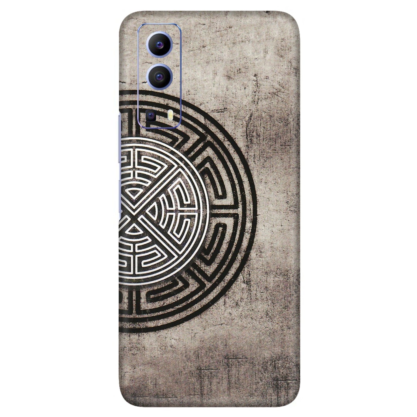 VIVO Z/V/X/T/U/S Series Phone Skins (All Models) - Mysterious Circular Design - 3D Embossed Finish (L-63) Vivo V21e (5G)