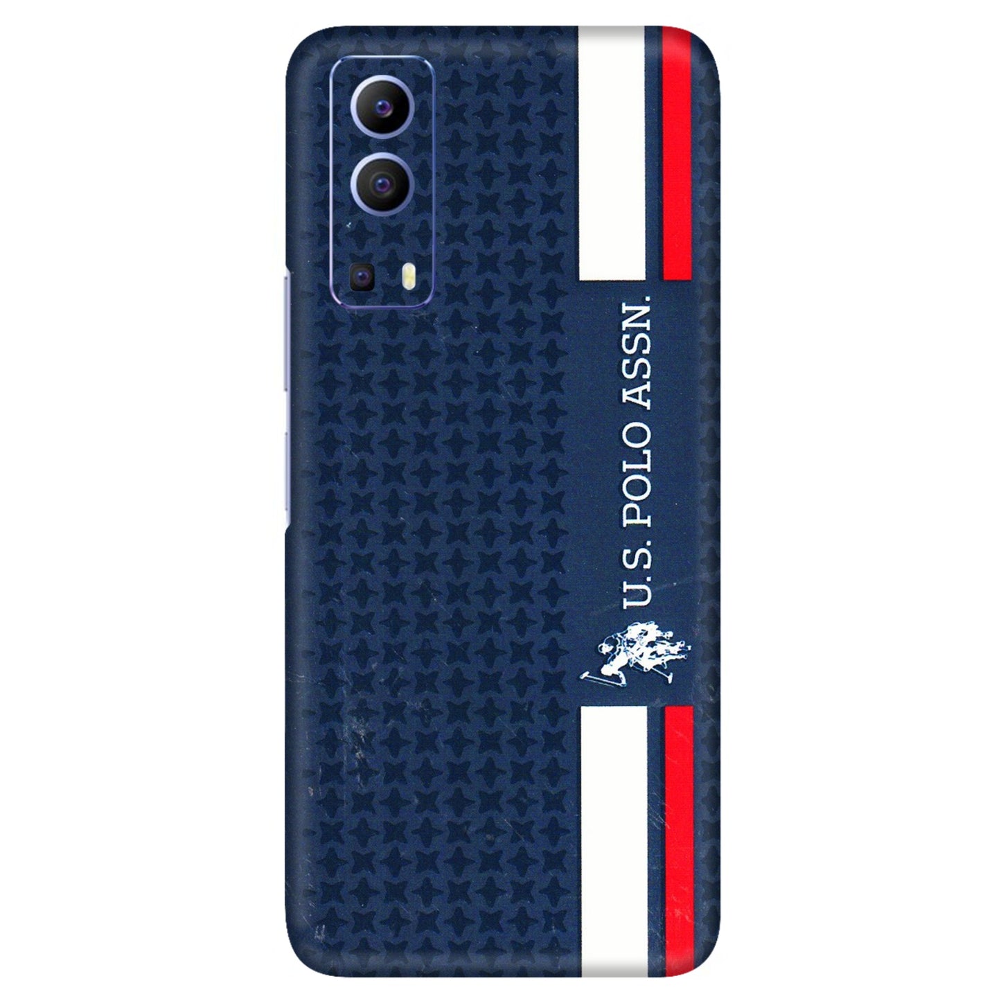 VIVO Z/V/X/T/U/S Series Phone Skins (All Models) - US POLO Designer Brand - 3D Embossed Finish (L-65) Vivo V21e (5G)