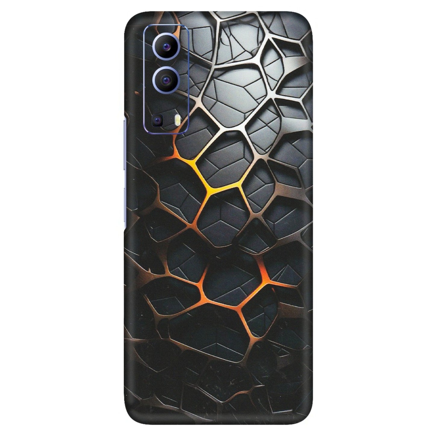 VIVO Z/V/X/T/U/S Series Phone Skins (All Models) - New Abstract Graphite Tiles - Matte Finish (M-130) Vivo V21e (5G)