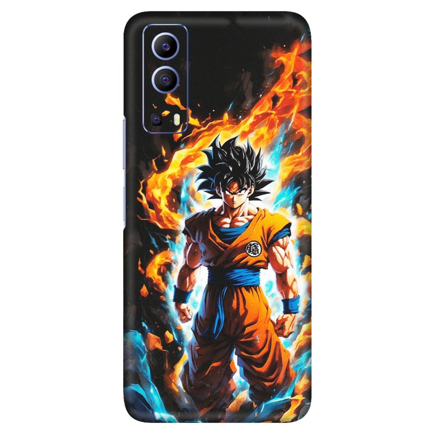 VIVO Z/V/X/T/U/S Series Phone Skins (All Models) - Goku Transformation Anime - Matte Finish (M-159) Vivo V21e (5G)