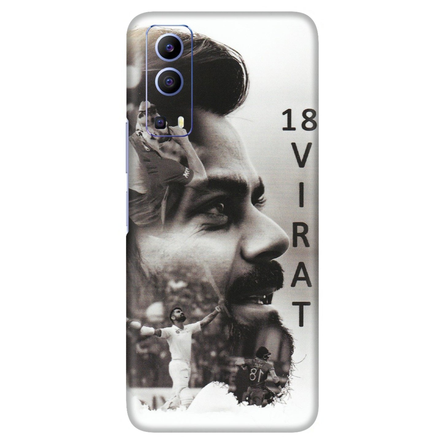 VIVO Z/V/X/T/U/S Series Phone Skins (All Models) - Virat Kohli Cricketer - Matte Finish (M-163) Vivo V21e (5G)