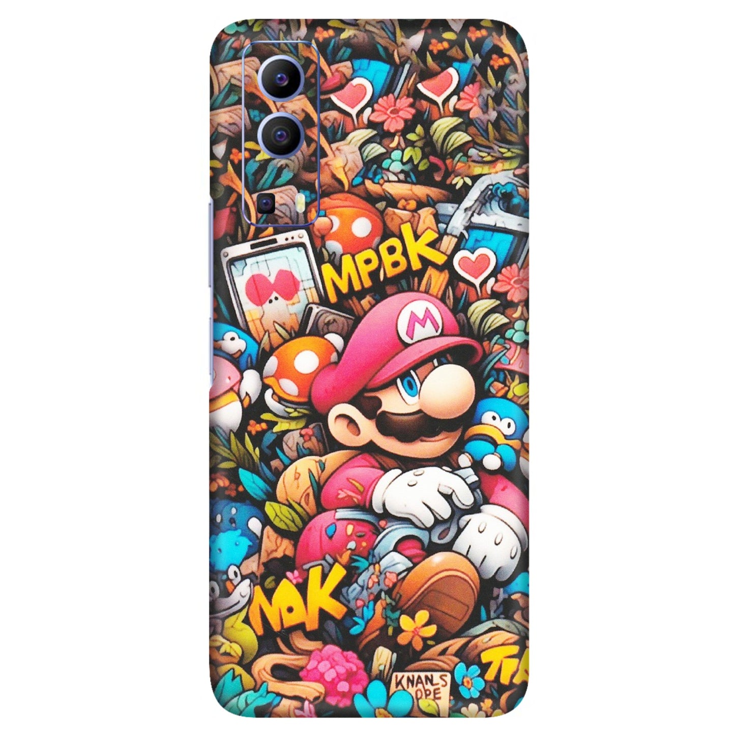 VIVO Z/V/X/T/U/S Series Phone Skins (All Models) - Super Mario Bros Artistic - Matte Finish (M-173) Vivo V21e (5G)