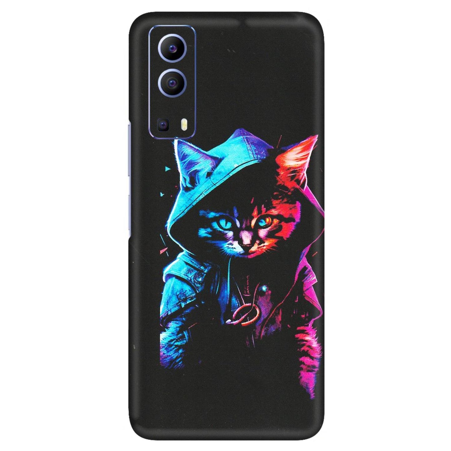 VIVO Z/V/X/T/U/S Series Phone Skins (All Models) - Cyberpunk Cat - Matte Finish (M-45) Vivo V21e (5G)