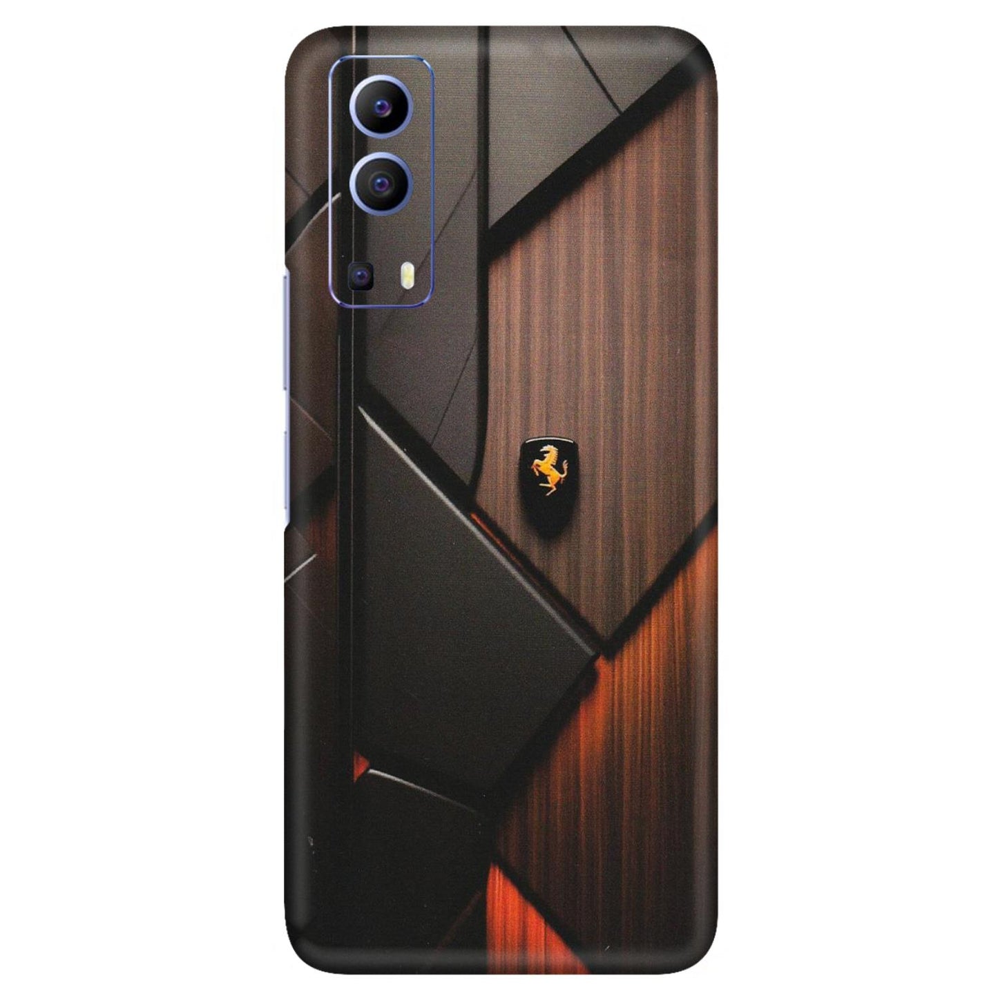 VIVO Z/V/X/T/U/S Series Phone Skins (All Models) - Lambo Beauty Wood Pattern Sober - Matte Finish (M-51) Vivo V21e (5G)