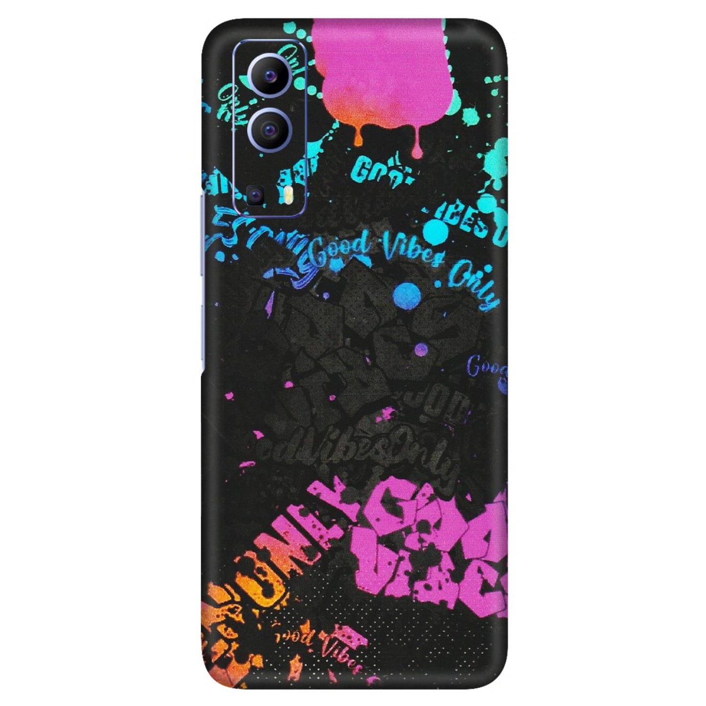 VIVO Z/V/X/T/U/S Series Phone Skins (All Models) - Majestic Black Vibes - Matte Finish (M-62) Vivo V21e (5G)