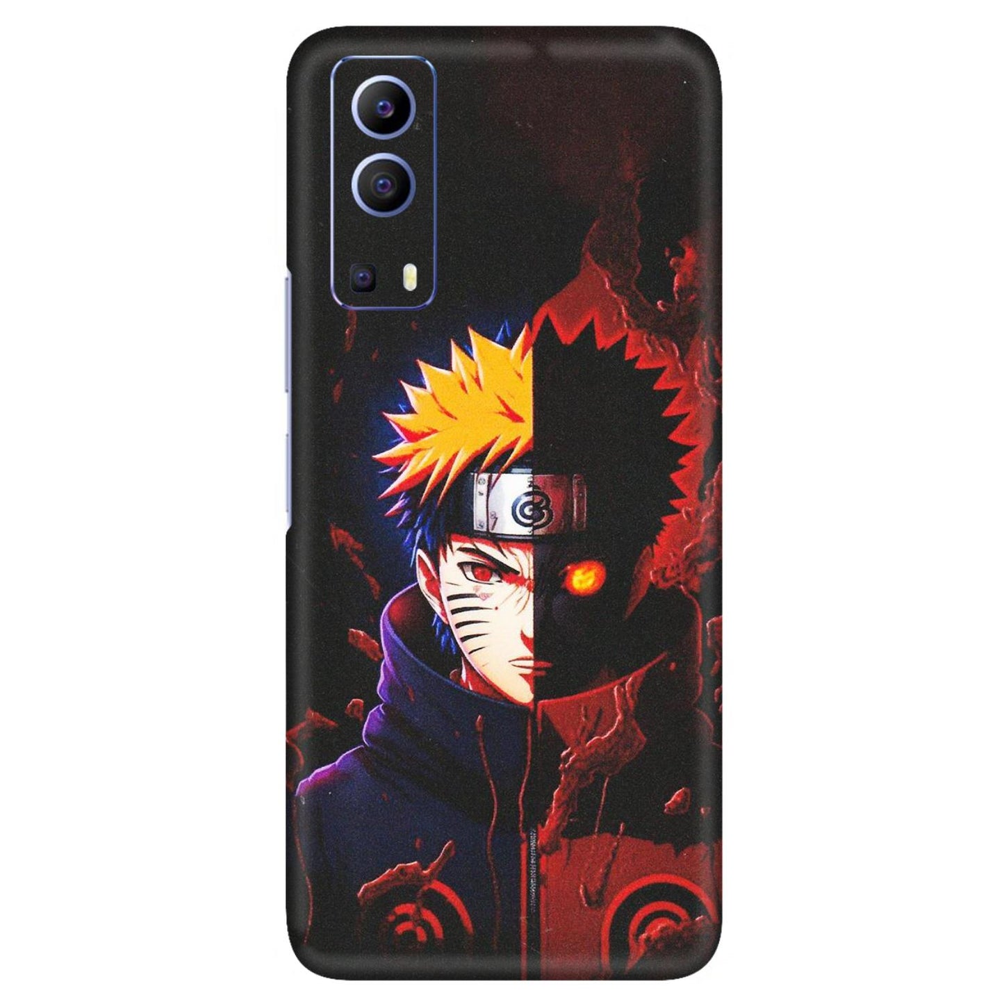 VIVO Z/V/X/T/U/S Series Phone Skins (All Models) - Naruto X Evil - Matte Finish (M-70) Vivo V21e (5G)
