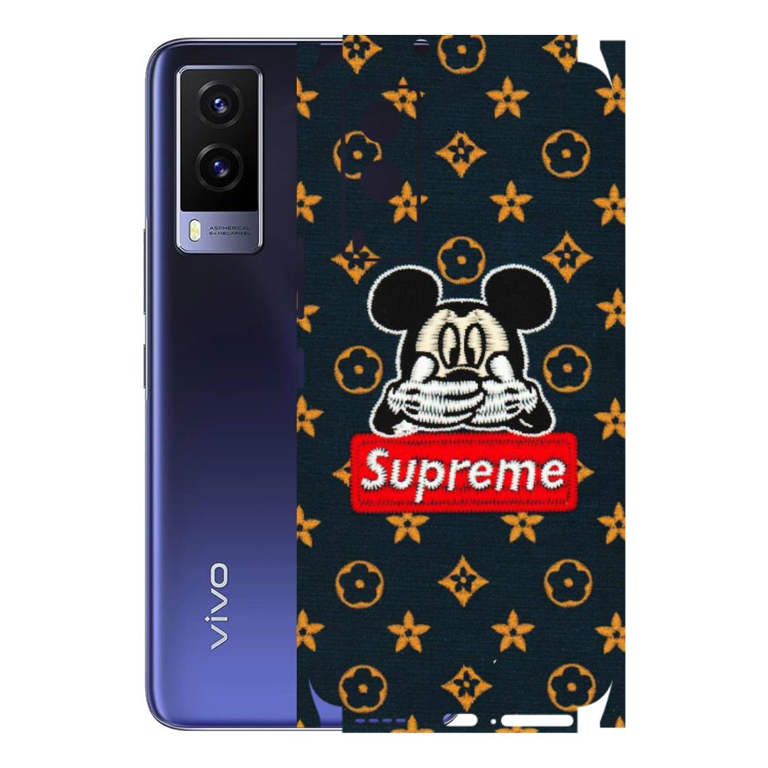 VIVO Z/V/X/T/U/S Series Phone Skins (All Models) - Mickey Supreme - Matte Finish (M-83) Vivo V21e (5G)