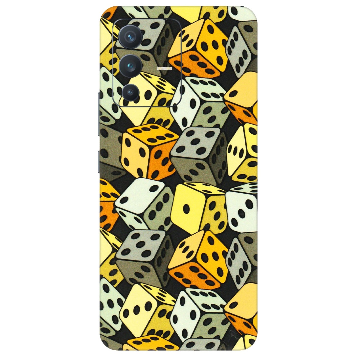 VIVO Z/V/X/T/U/S Series Phone Skins (All Models) - Dices Of Life - 3D Embossed Finish (L-04) Vivo V23 (5G)