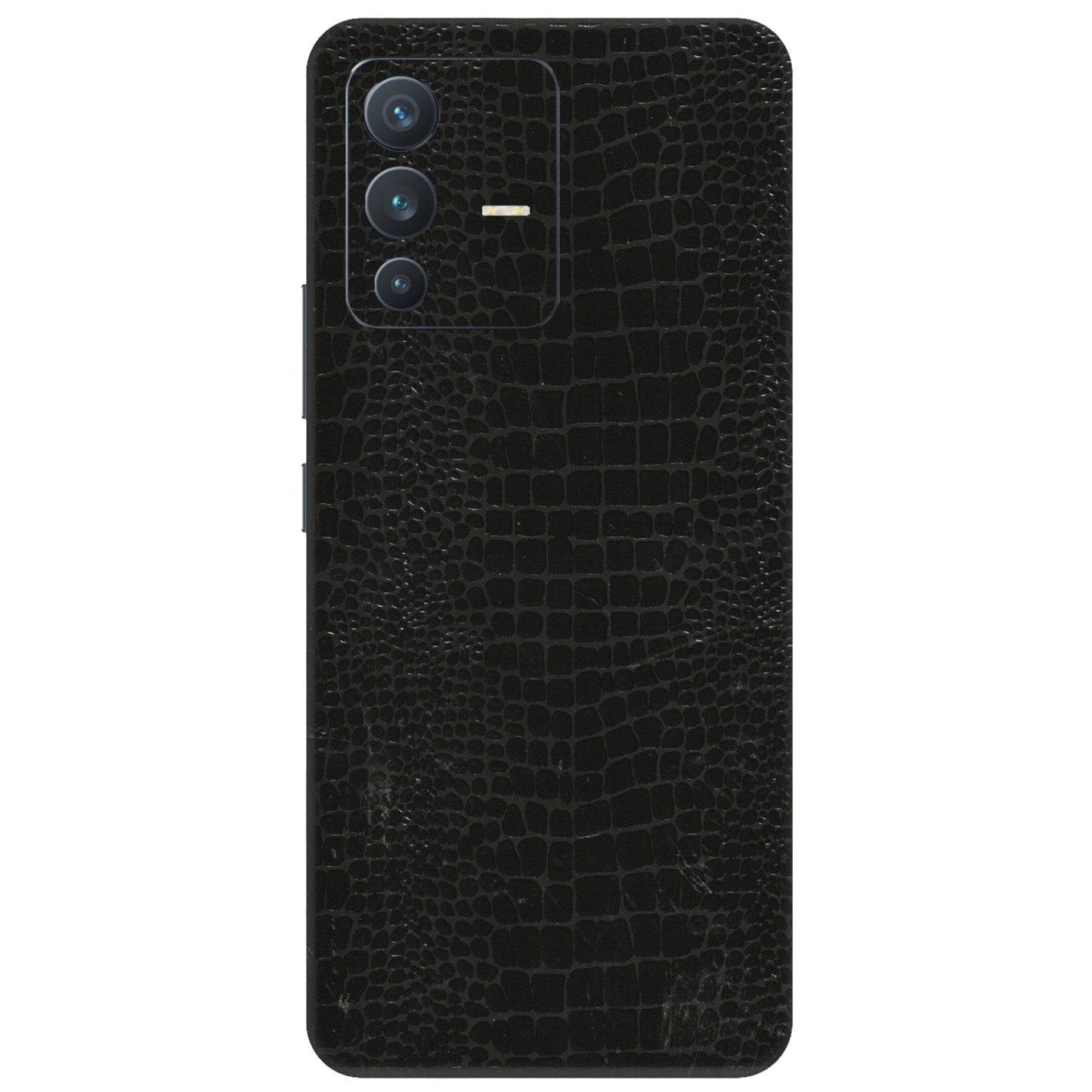 VIVO Z/V/X/T/U/S Series Phone Skins (All Models) - Snake Leather Black - 3D Embossed Finish (L-107) Vivo V23 (5G)