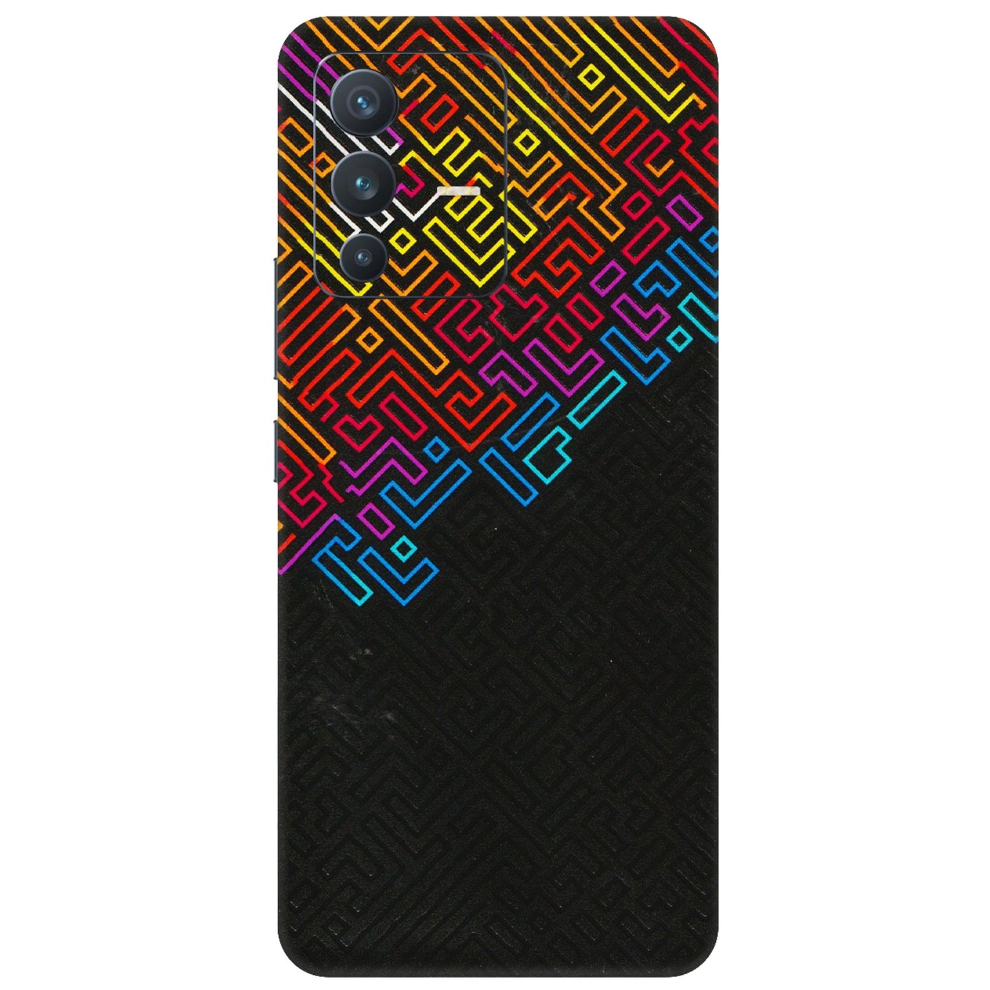 VIVO Z/V/X/T/U/S Series Phone Skins (All Models) - Dotme Pattern Art - 3D Embossed Finish (L-121) Vivo V23 (5G)